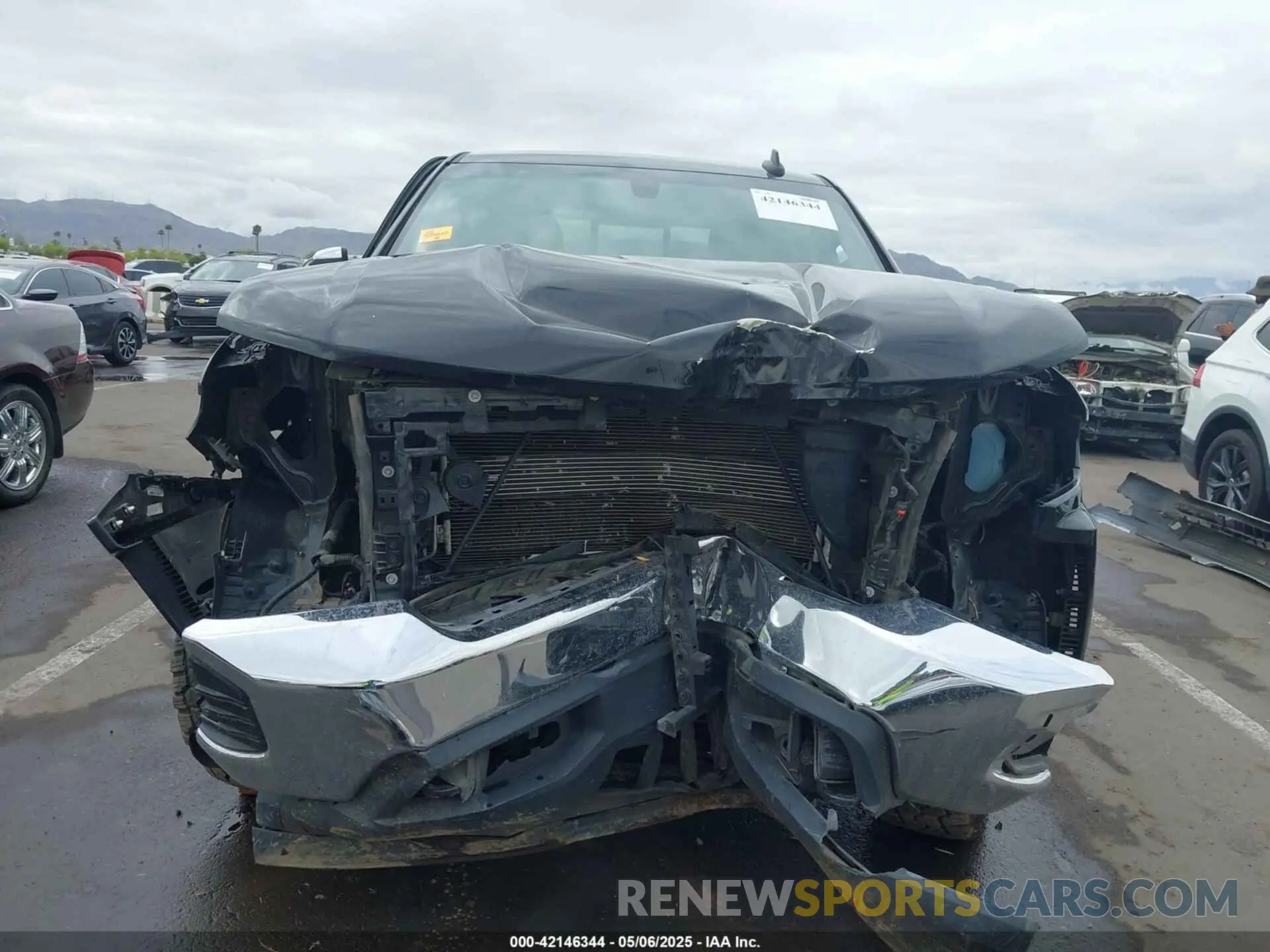 6 Photograph of a damaged car 3GCUYDET1MG141861 CHEVROLET SILVERADO 1500 2021
