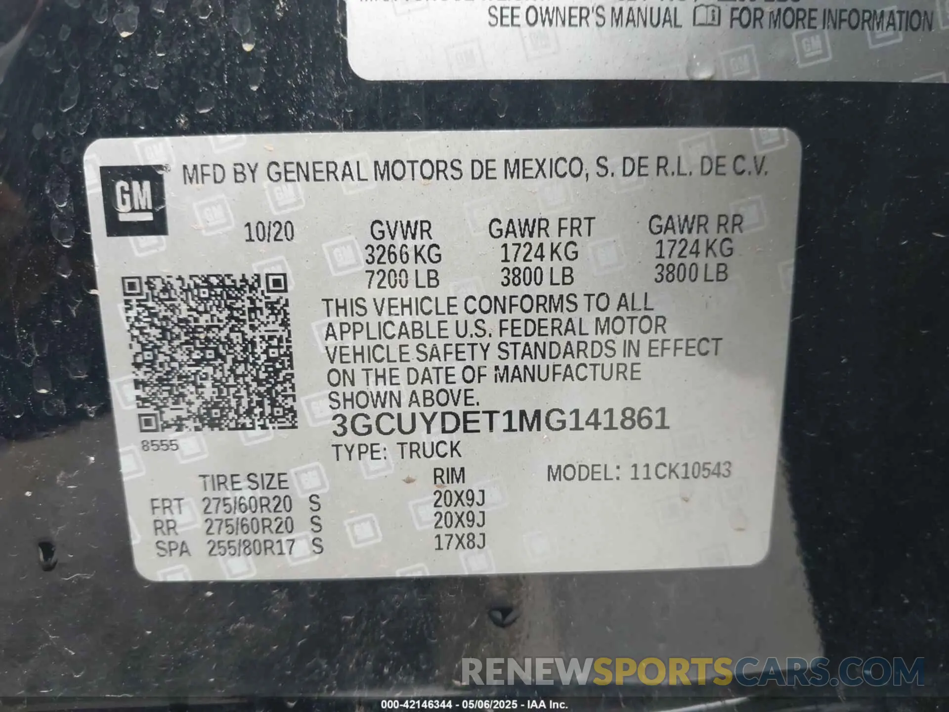 9 Photograph of a damaged car 3GCUYDET1MG141861 CHEVROLET SILVERADO 1500 2021