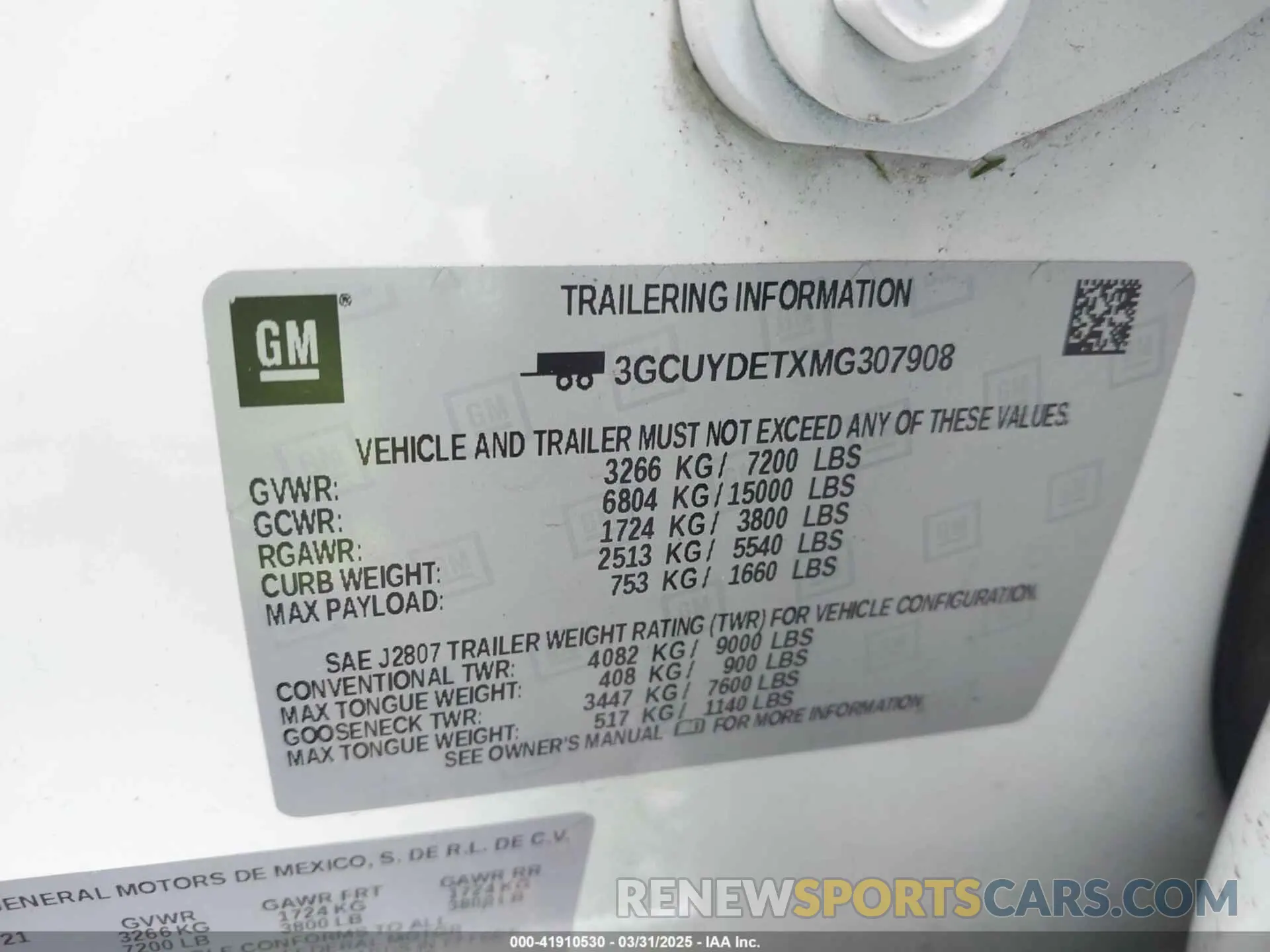 17 Photograph of a damaged car 3GCUYDETXMG307908 CHEVROLET SILVERADO 1500 2021