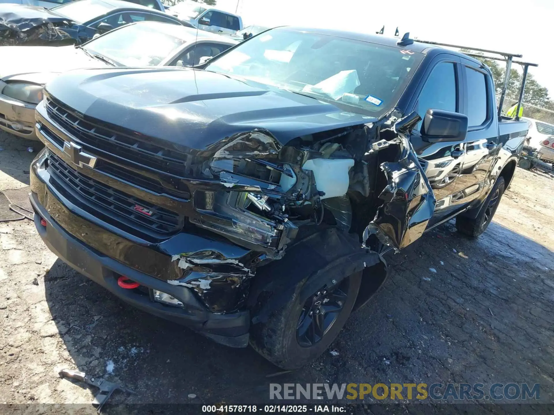 2 Photograph of a damaged car 3GCUYEED0MG336607 CHEVROLET SILVERADO 1500 2021