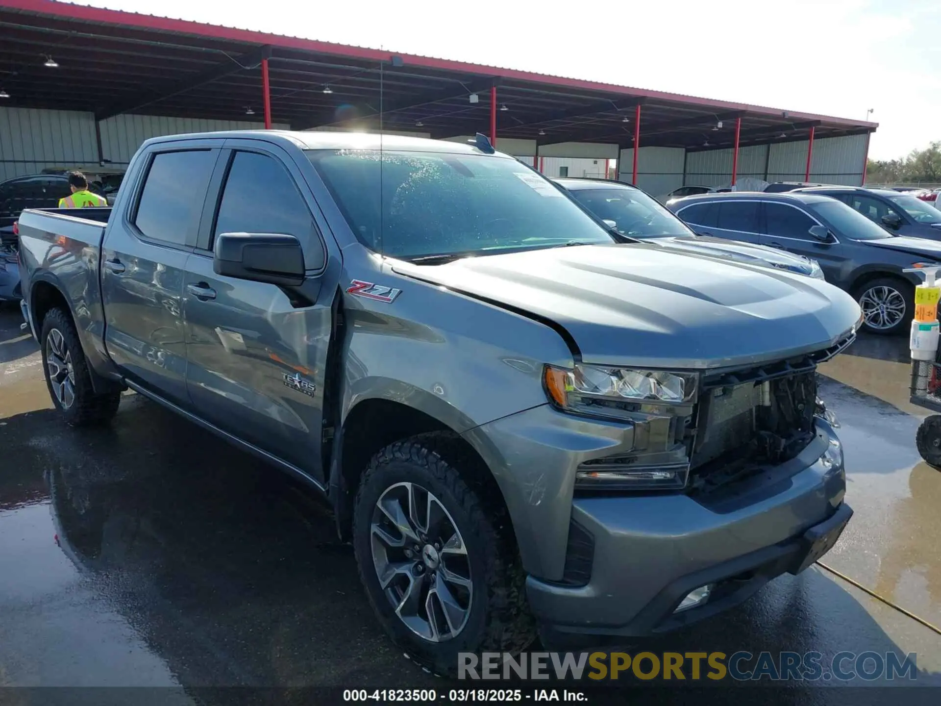 1 Photograph of a damaged car 3GCUYEED1MG310291 CHEVROLET SILVERADO 1500 2021