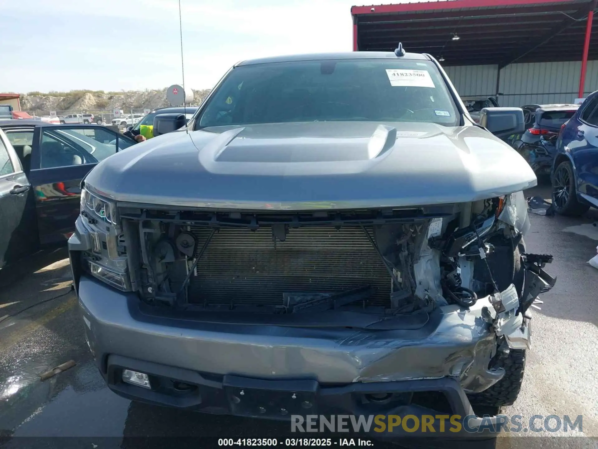 12 Photograph of a damaged car 3GCUYEED1MG310291 CHEVROLET SILVERADO 1500 2021