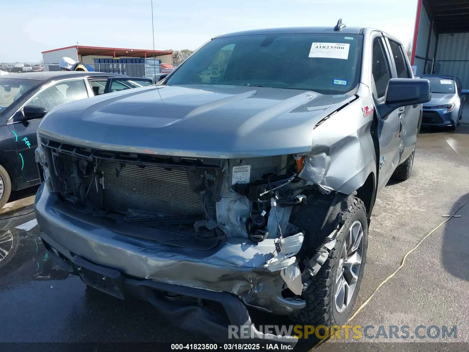 6 Photograph of a damaged car 3GCUYEED1MG310291 CHEVROLET SILVERADO 1500 2021