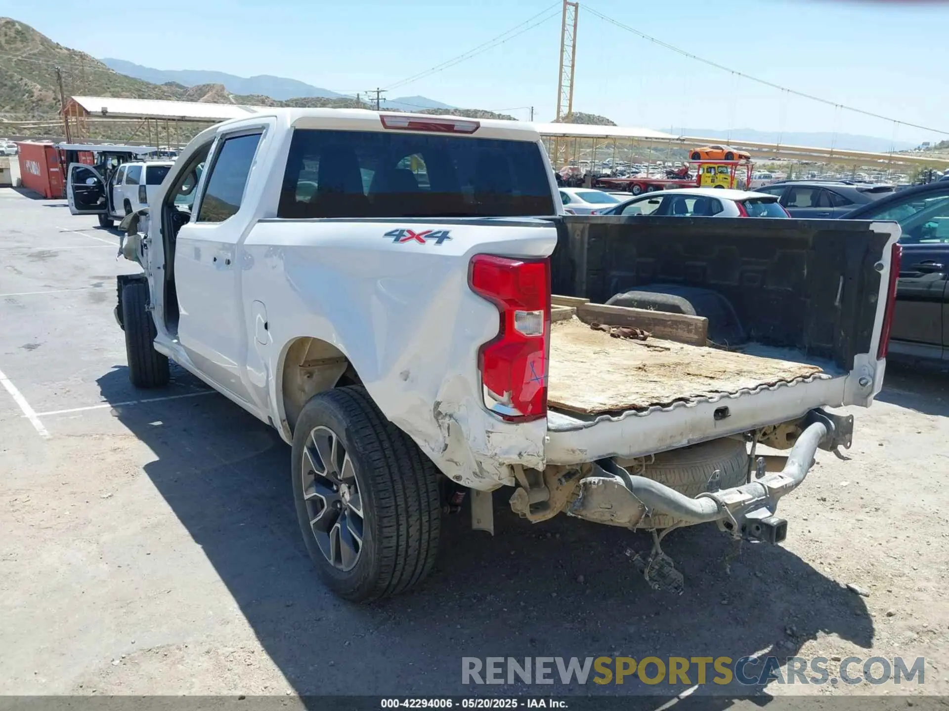 3 Photograph of a damaged car 3GCUYEED2MG182658 CHEVROLET SILVERADO 1500 2021