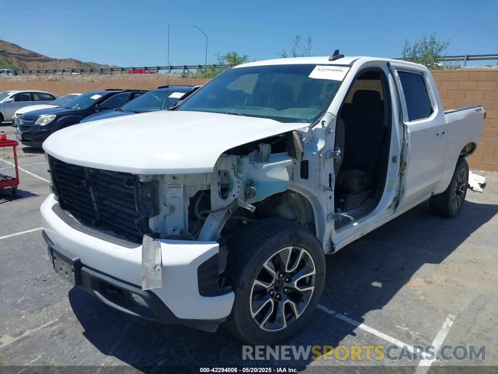 6 Photograph of a damaged car 3GCUYEED2MG182658 CHEVROLET SILVERADO 1500 2021