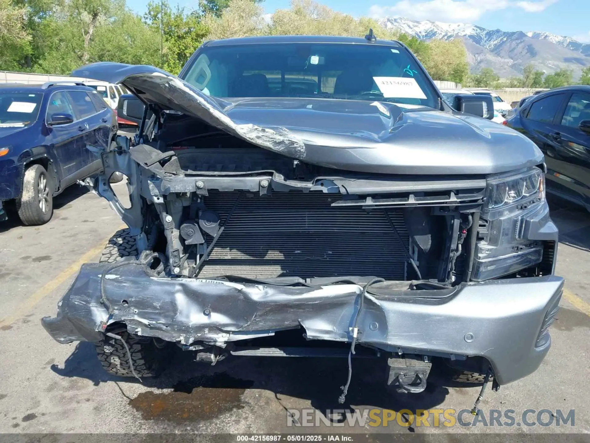 13 Photograph of a damaged car 3GCUYEED2MG204500 CHEVROLET SILVERADO 1500 2021