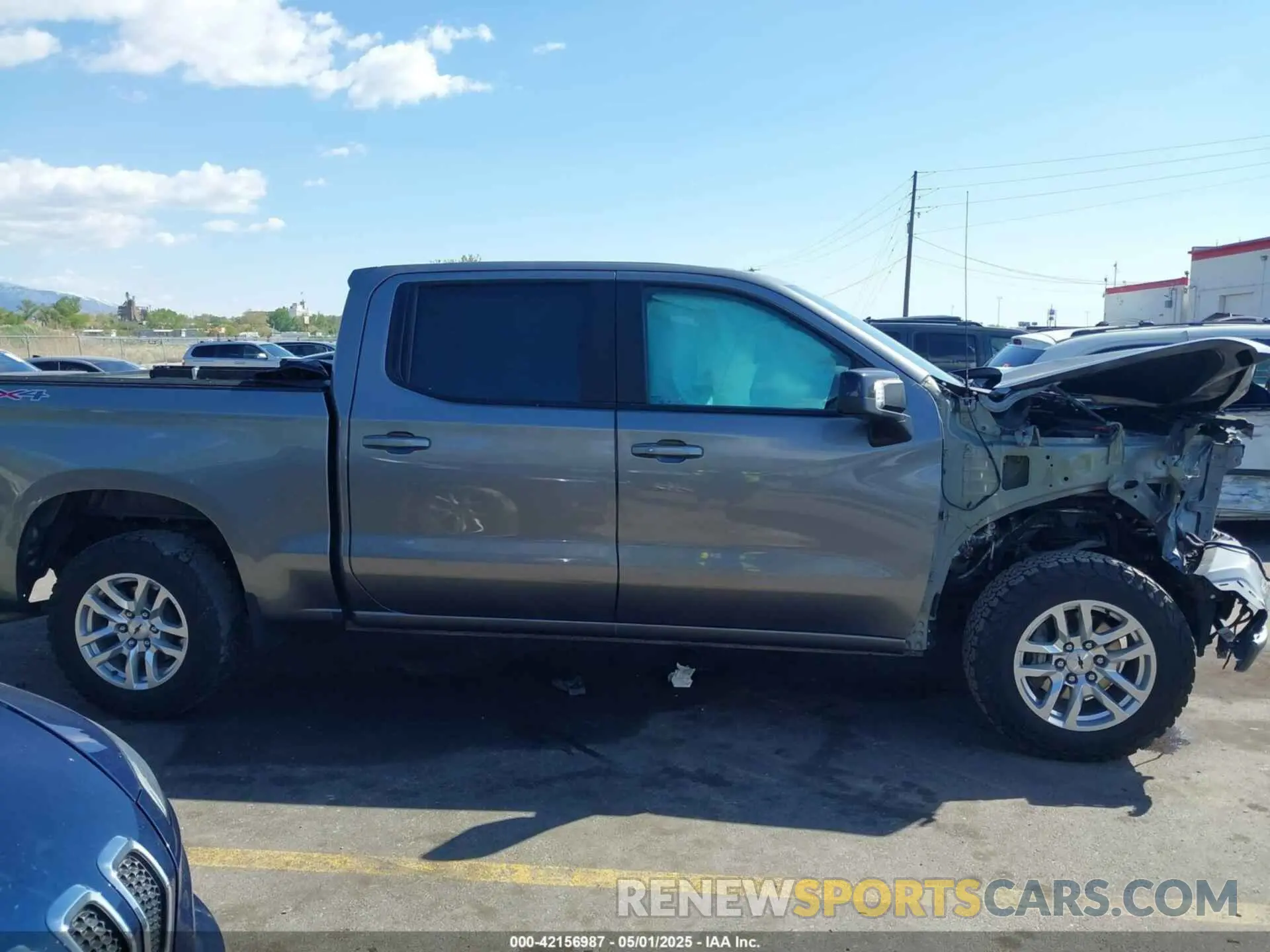 14 Photograph of a damaged car 3GCUYEED2MG204500 CHEVROLET SILVERADO 1500 2021