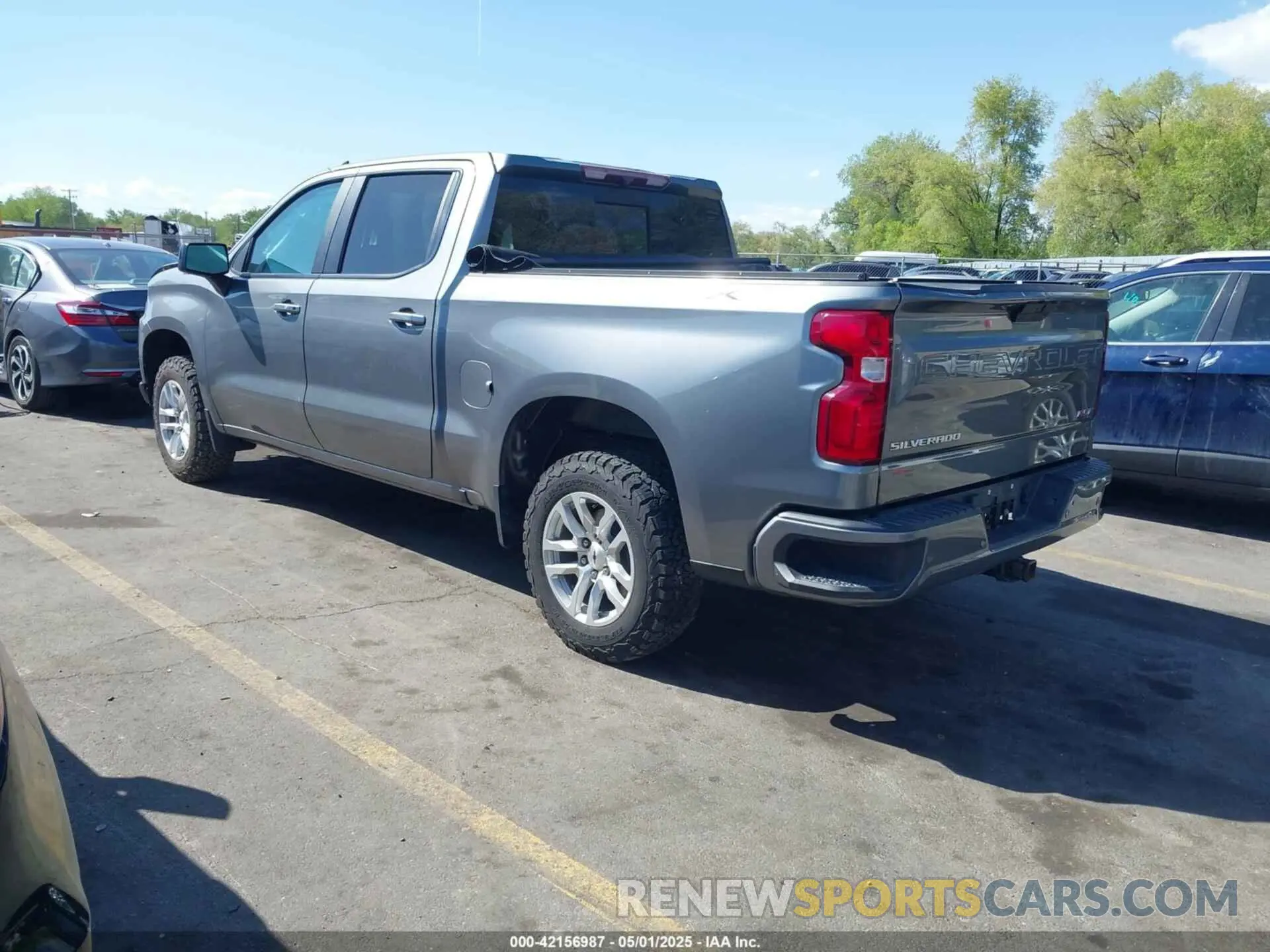 3 Photograph of a damaged car 3GCUYEED2MG204500 CHEVROLET SILVERADO 1500 2021