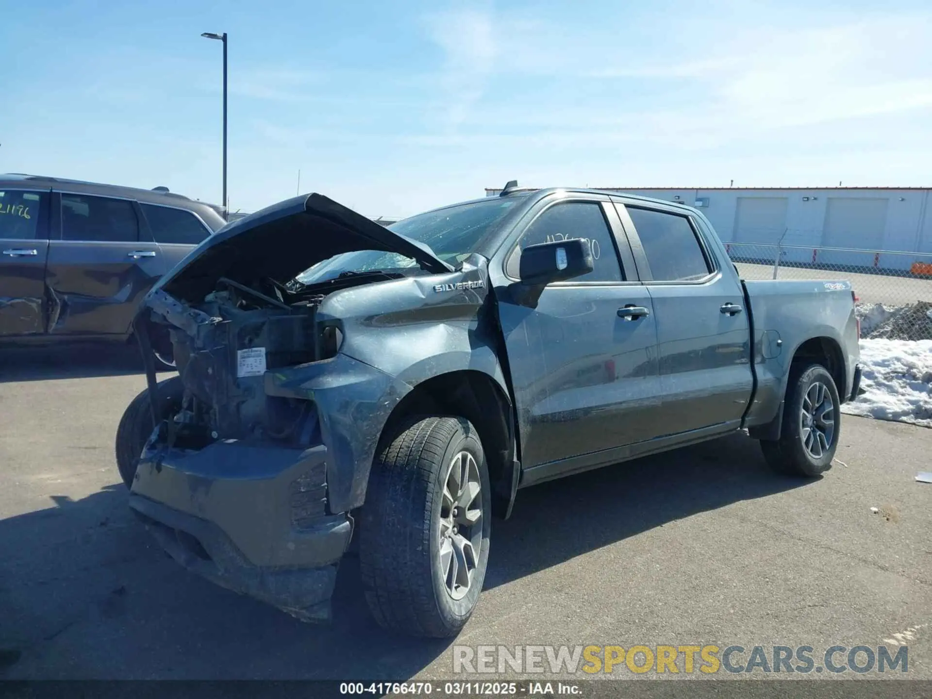 2 Photograph of a damaged car 3GCUYEED3MG159258 CHEVROLET SILVERADO 1500 2021