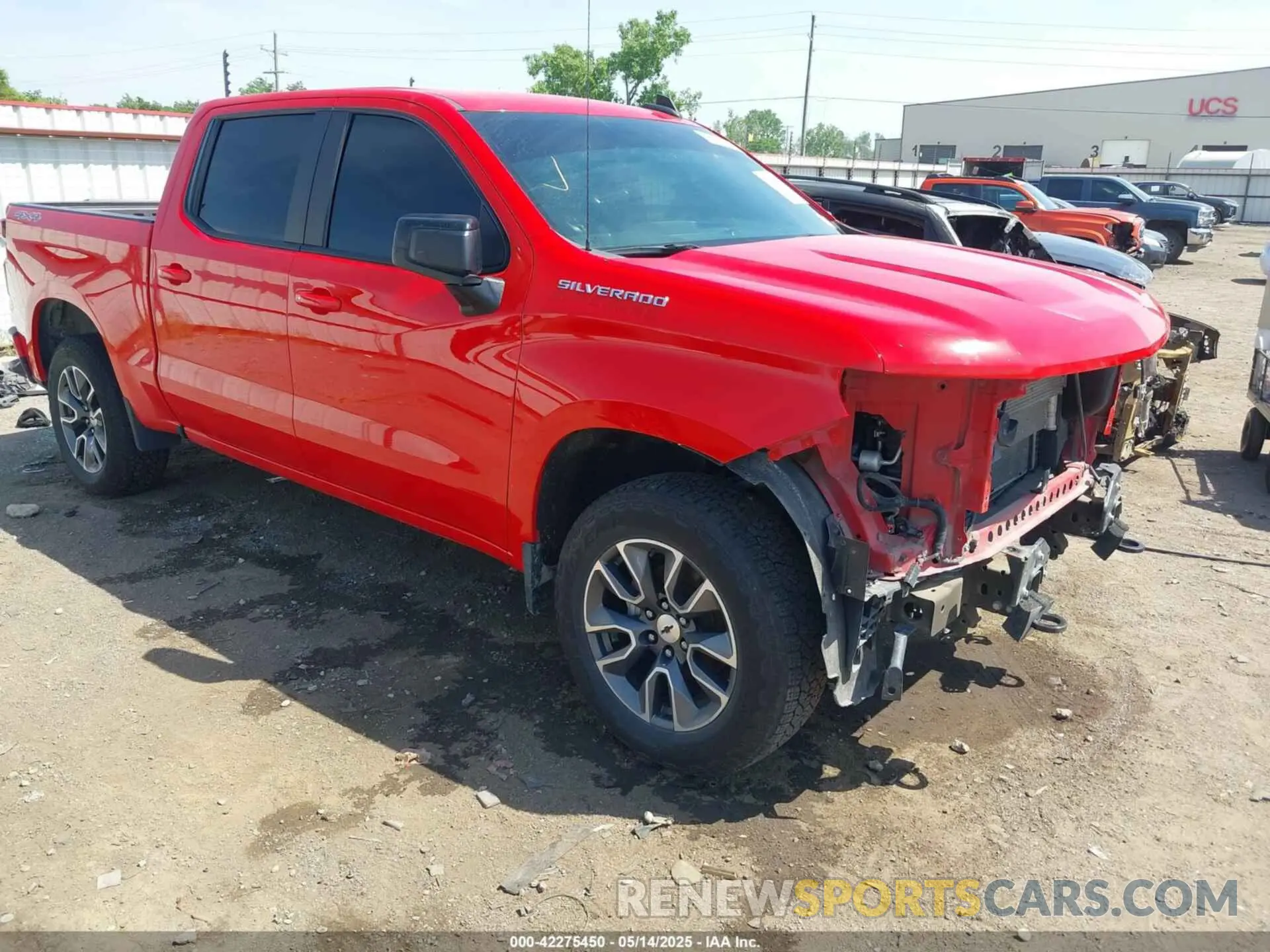 1 Photograph of a damaged car 3GCUYEED3MG271364 CHEVROLET SILVERADO 1500 2021