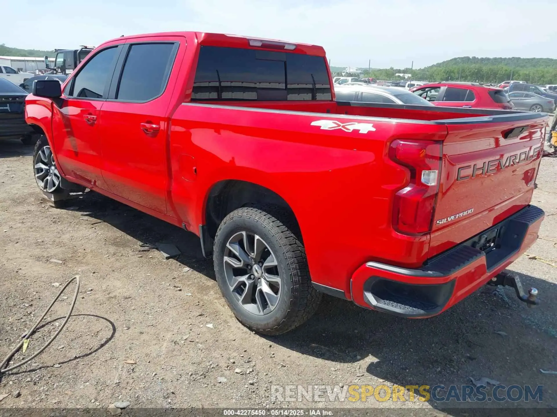 3 Photograph of a damaged car 3GCUYEED3MG271364 CHEVROLET SILVERADO 1500 2021