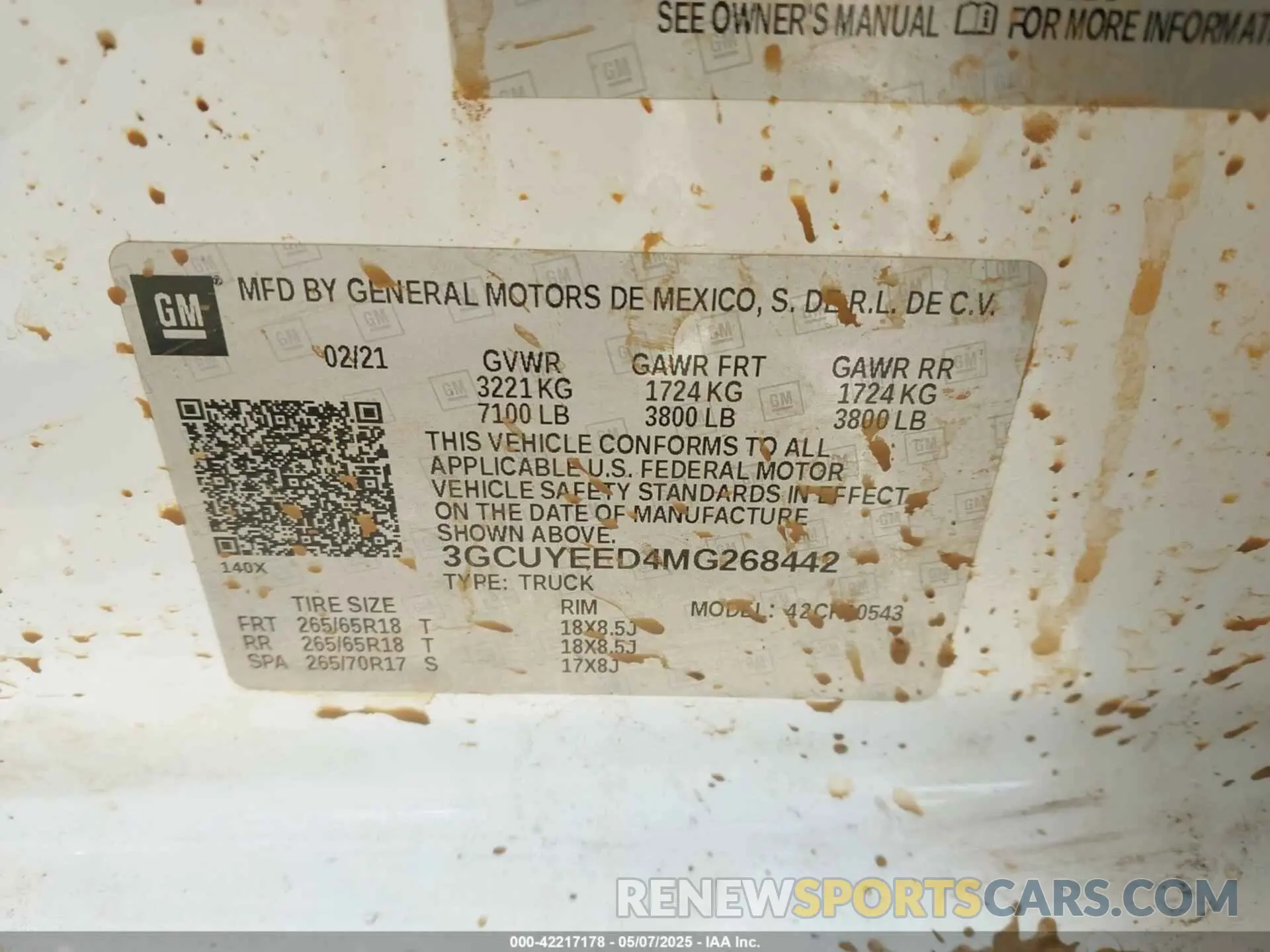 9 Photograph of a damaged car 3GCUYEED4MG268442 CHEVROLET SILVERADO 1500 2021