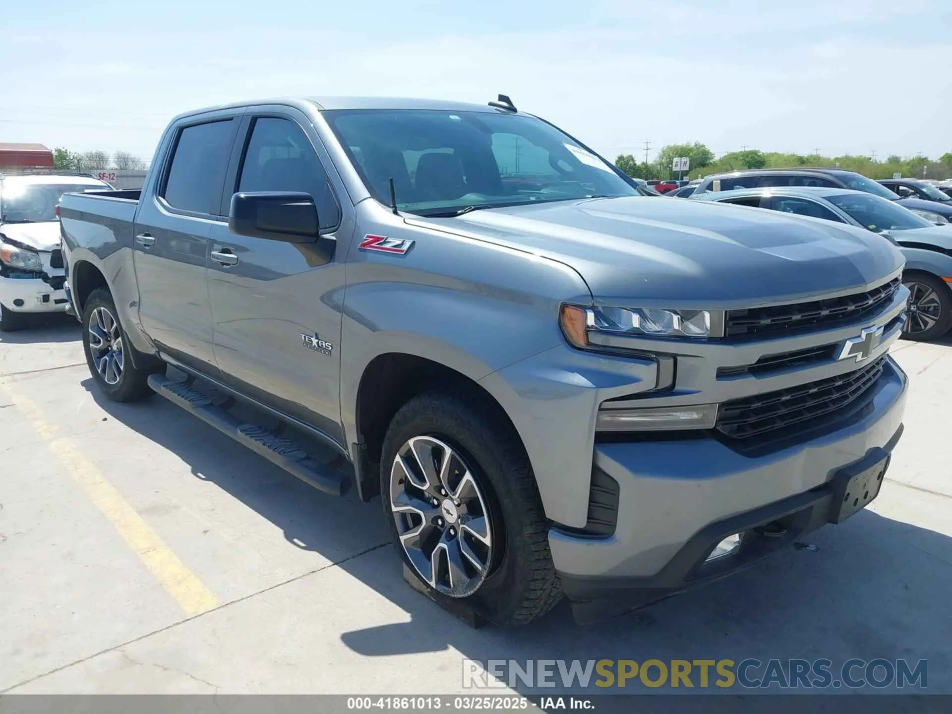 1 Photograph of a damaged car 3GCUYEED4MG350199 CHEVROLET SILVERADO 1500 2021