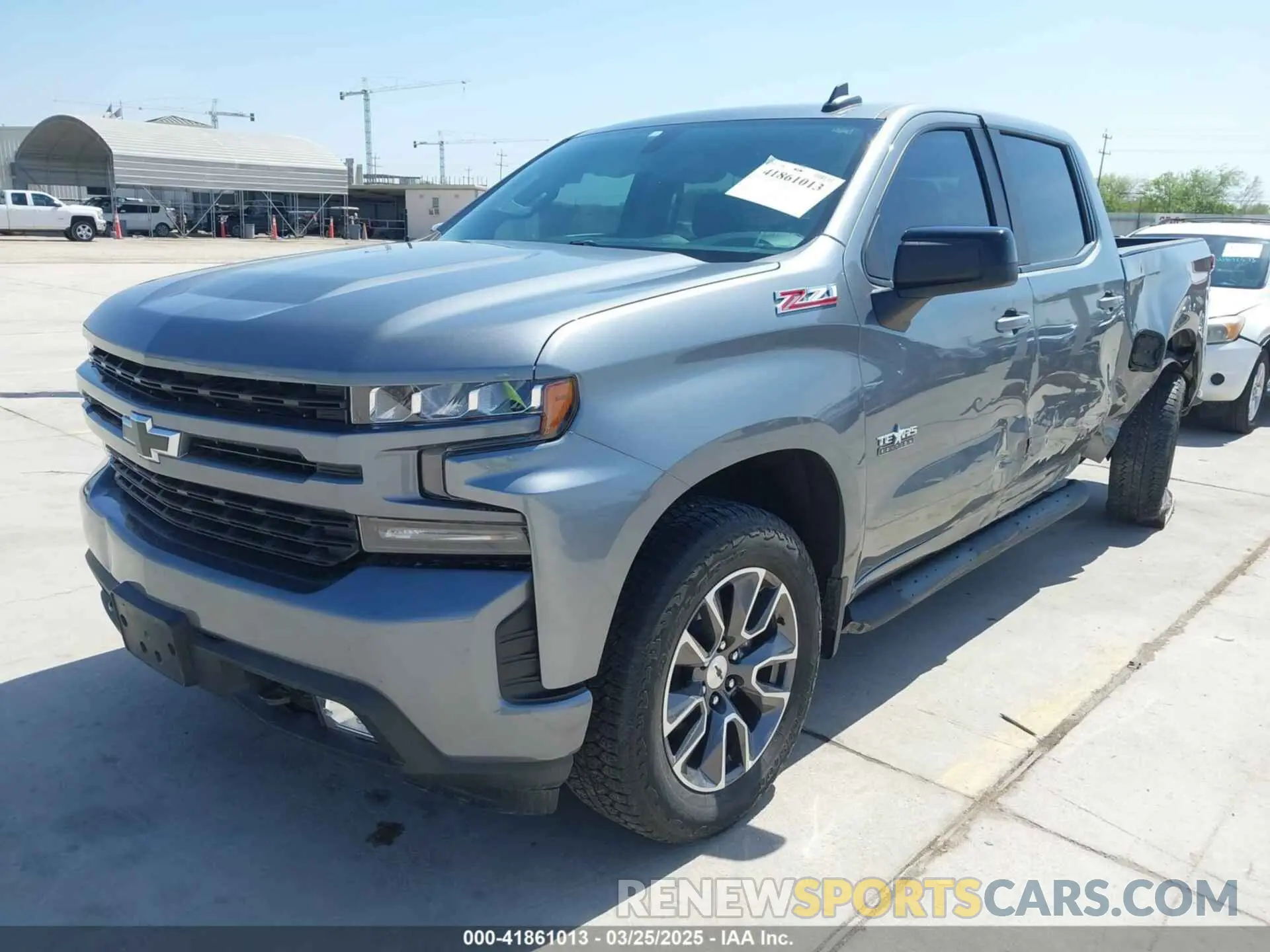 2 Photograph of a damaged car 3GCUYEED4MG350199 CHEVROLET SILVERADO 1500 2021