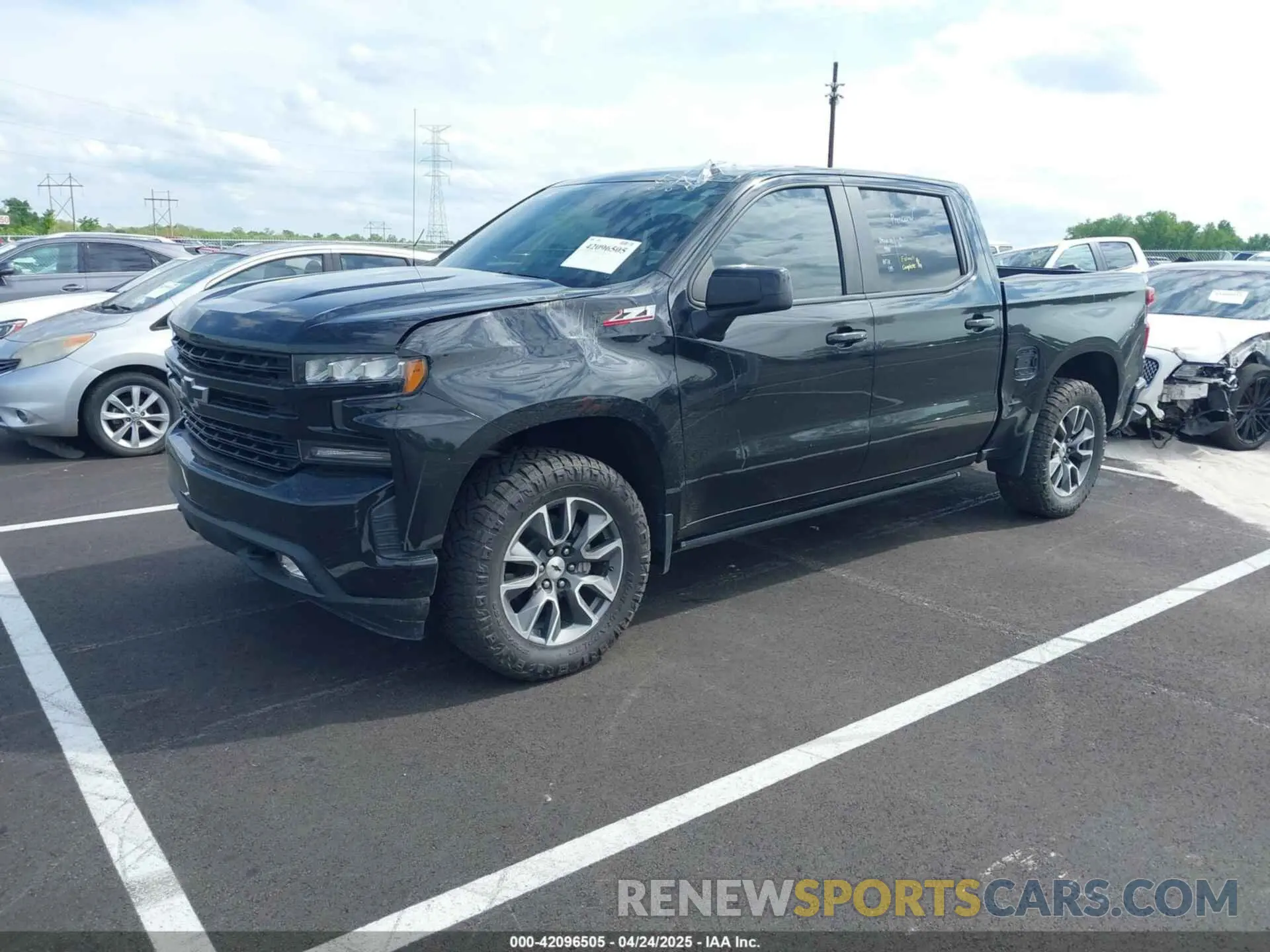 2 Photograph of a damaged car 3GCUYEED8MG156629 CHEVROLET SILVERADO 1500 2021