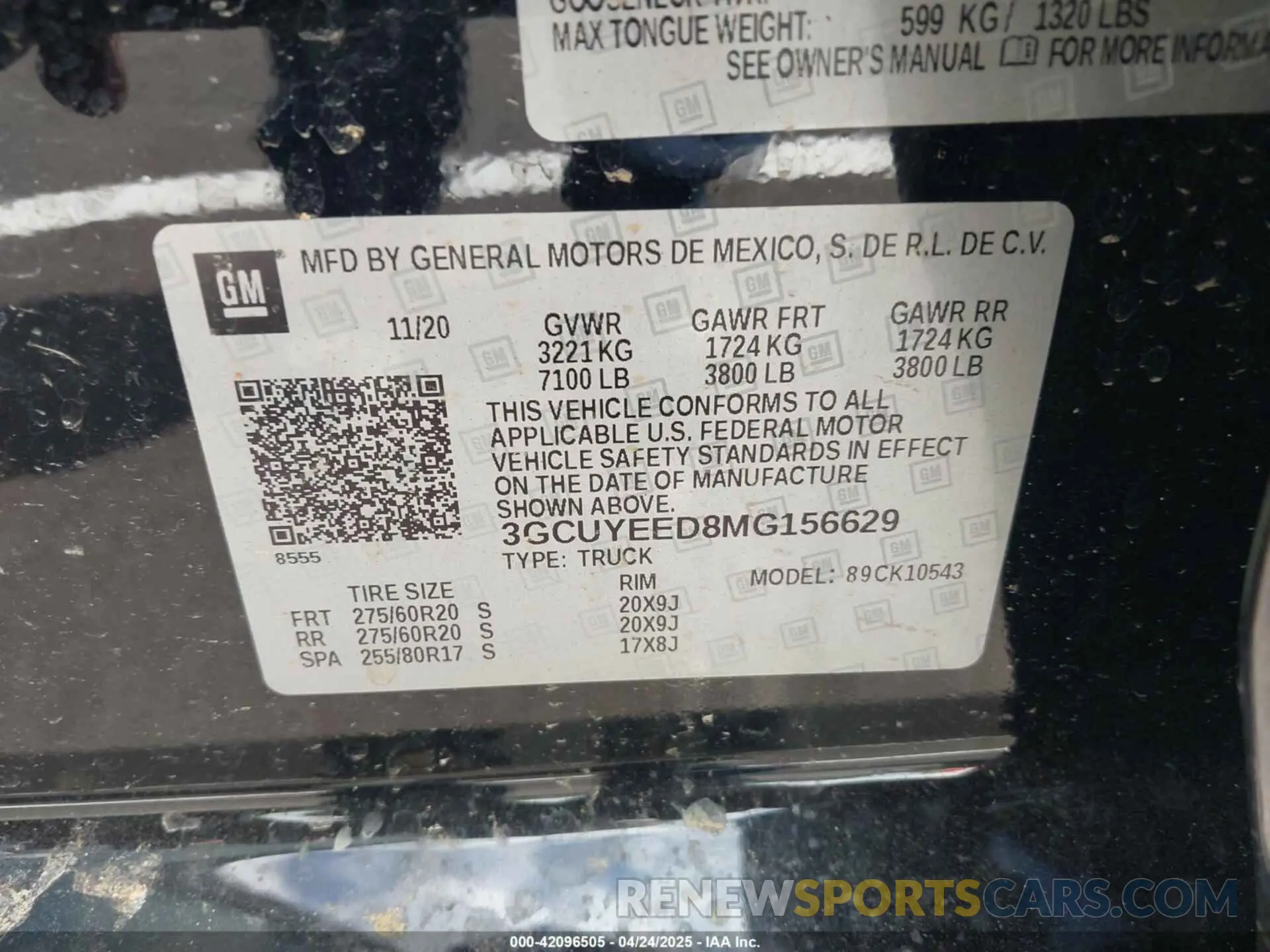 9 Photograph of a damaged car 3GCUYEED8MG156629 CHEVROLET SILVERADO 1500 2021