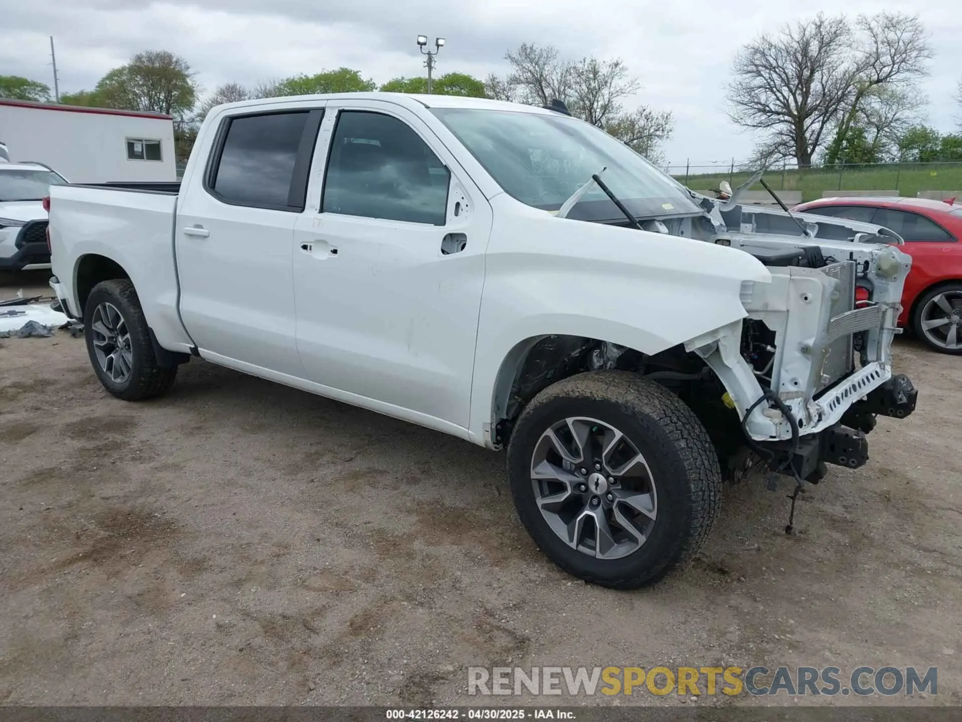 1 Photograph of a damaged car 3GCUYEEDXMG229600 CHEVROLET SILVERADO 1500 2021
