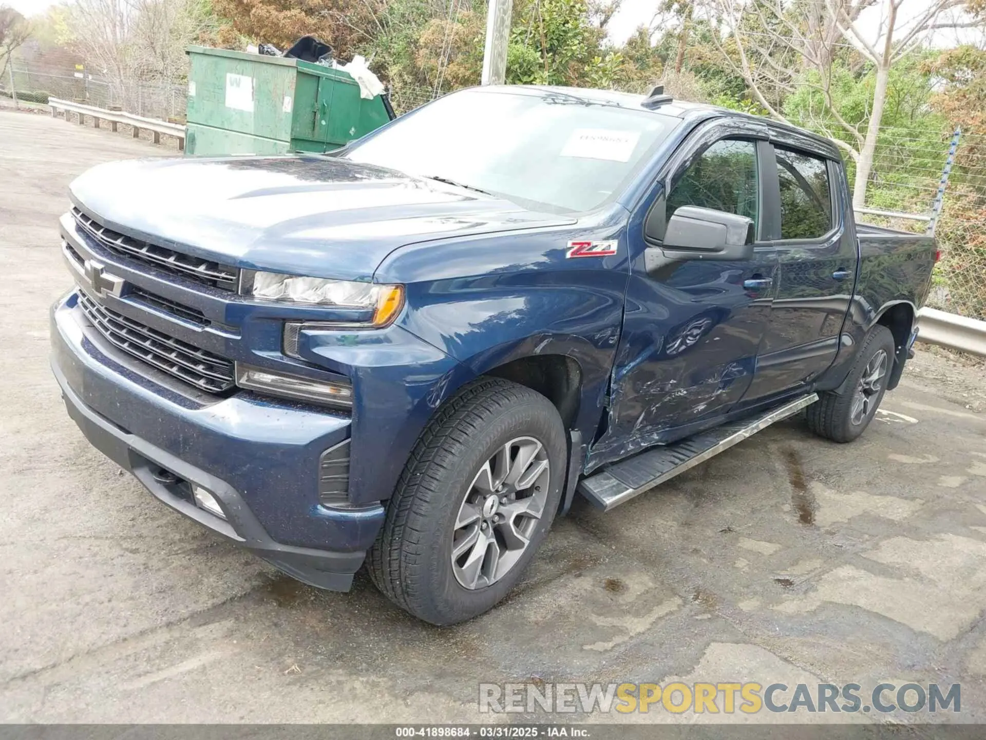 2 Photograph of a damaged car 3GCUYEEDXMG322939 CHEVROLET SILVERADO 1500 2021