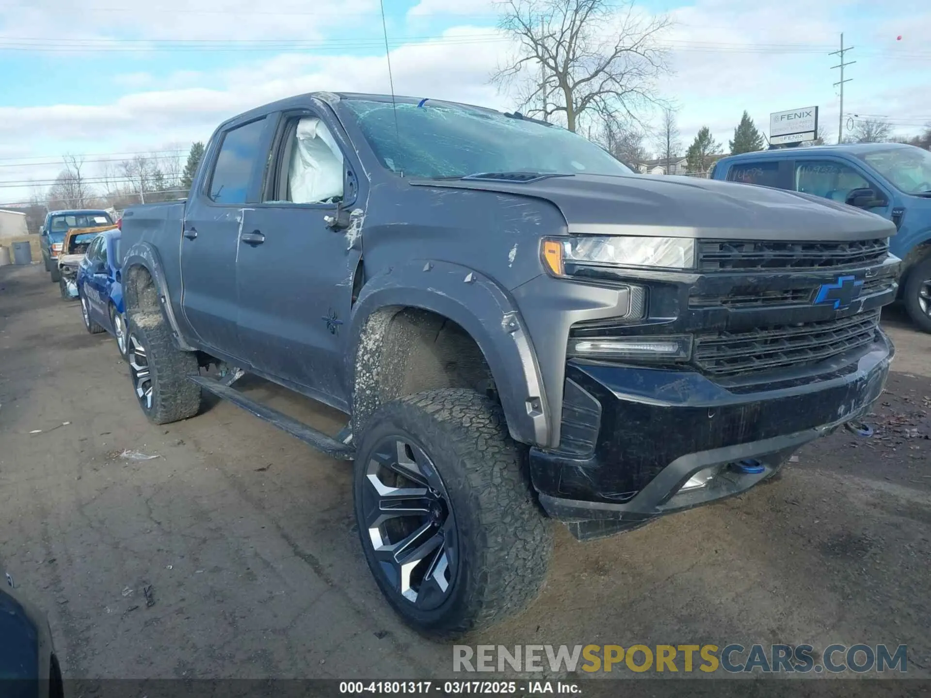 1 Photograph of a damaged car 3GCUYEEL1MG125973 CHEVROLET SILVERADO 1500 2021