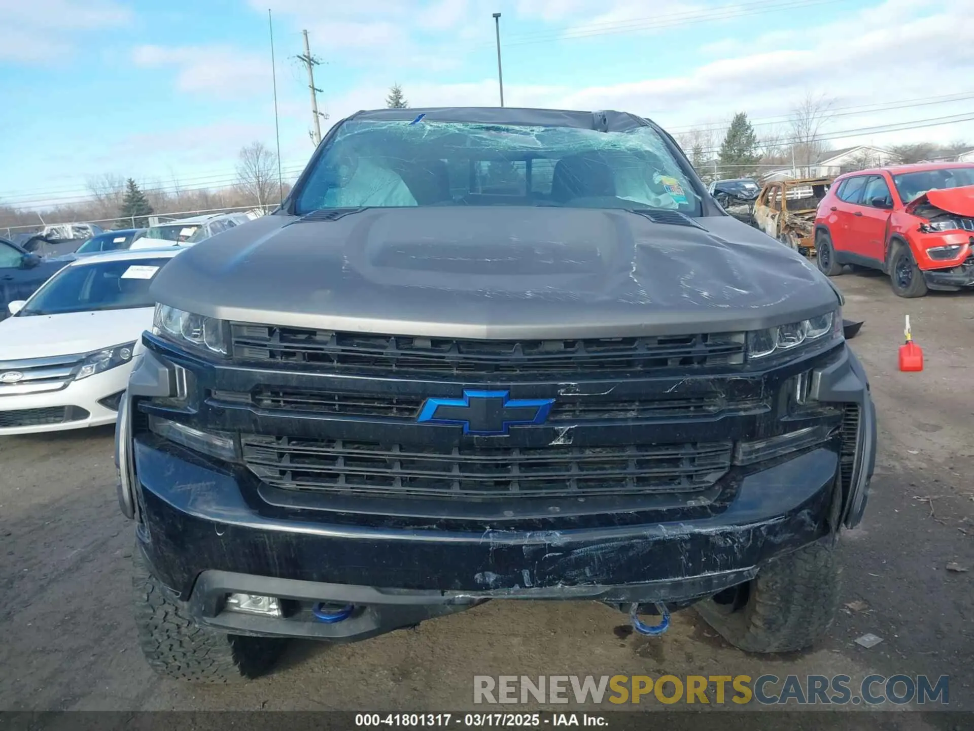 12 Photograph of a damaged car 3GCUYEEL1MG125973 CHEVROLET SILVERADO 1500 2021