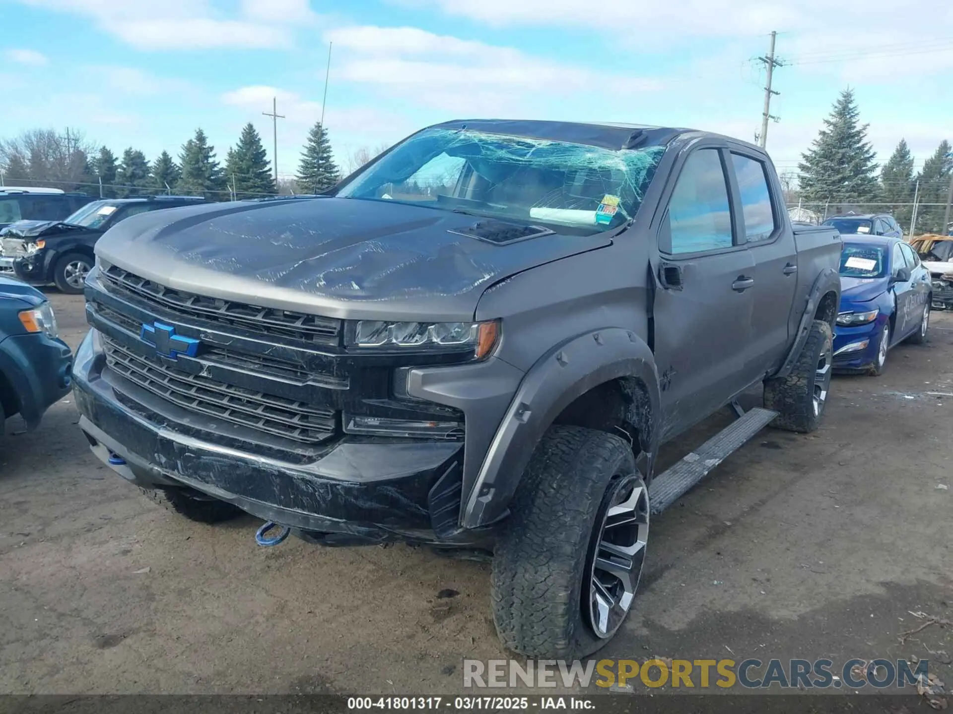 6 Photograph of a damaged car 3GCUYEEL1MG125973 CHEVROLET SILVERADO 1500 2021