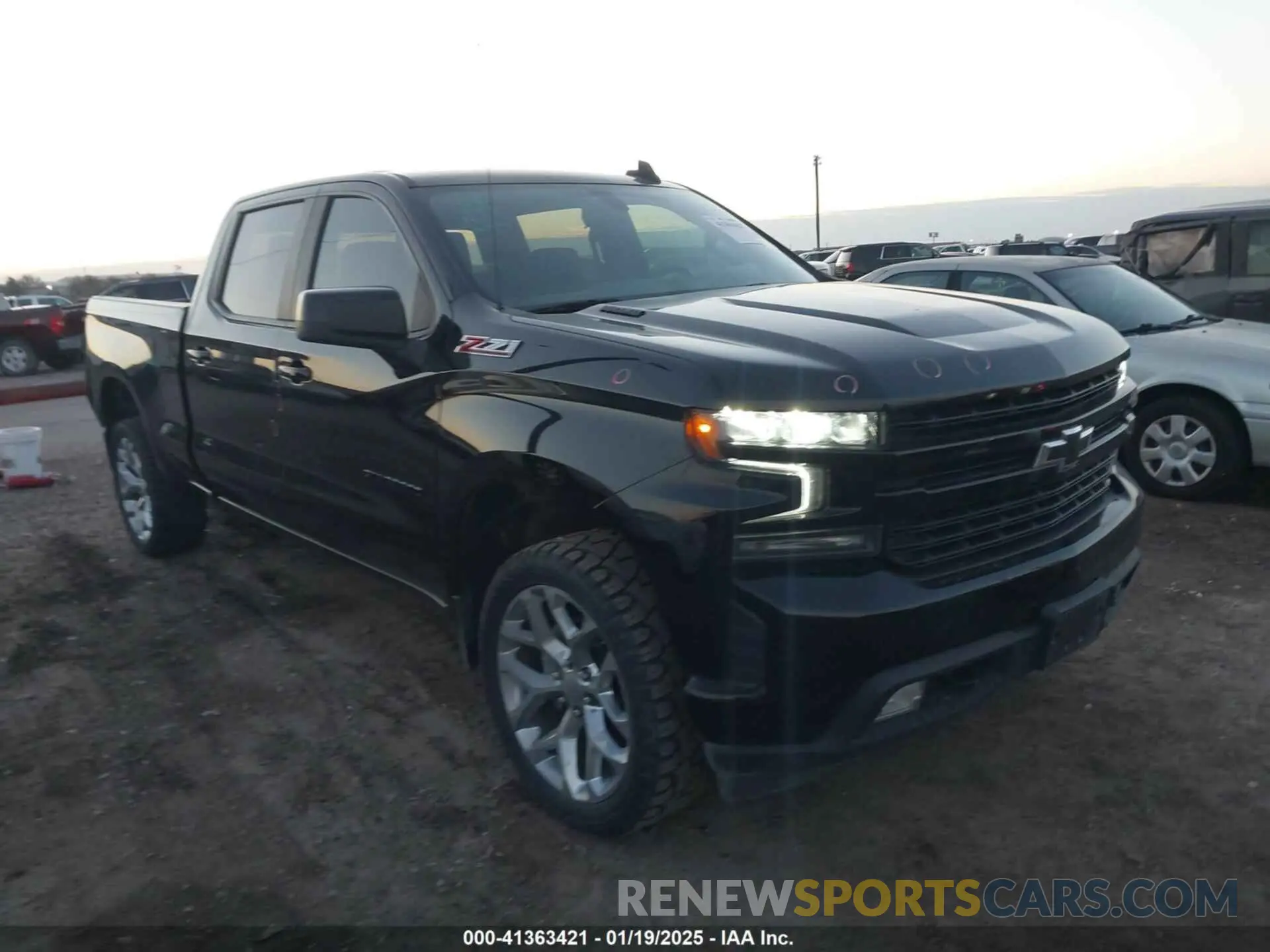 1 Photograph of a damaged car 3GCUYEET7MG193386 CHEVROLET SILVERADO 1500 2021