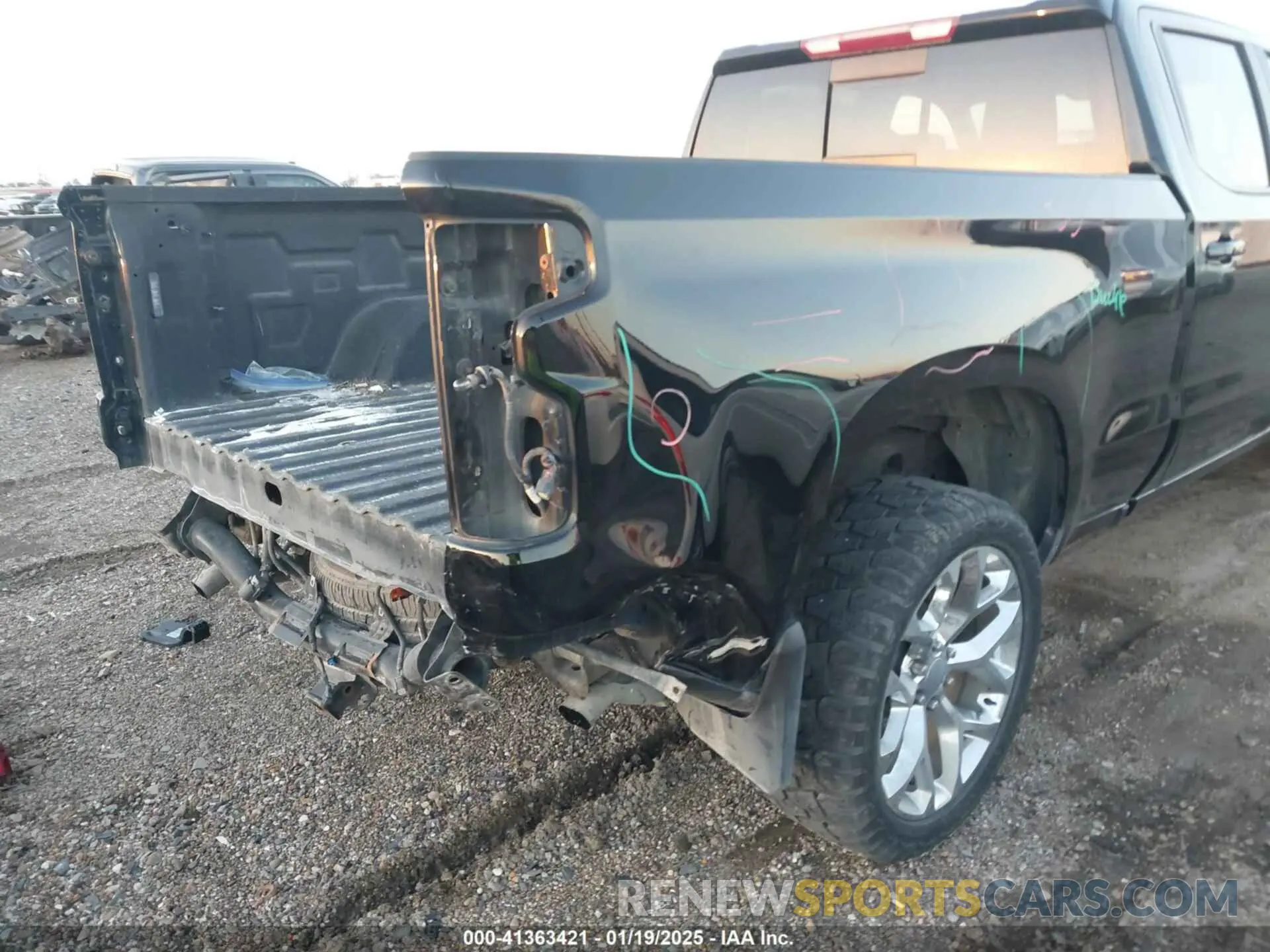 6 Photograph of a damaged car 3GCUYEET7MG193386 CHEVROLET SILVERADO 1500 2021