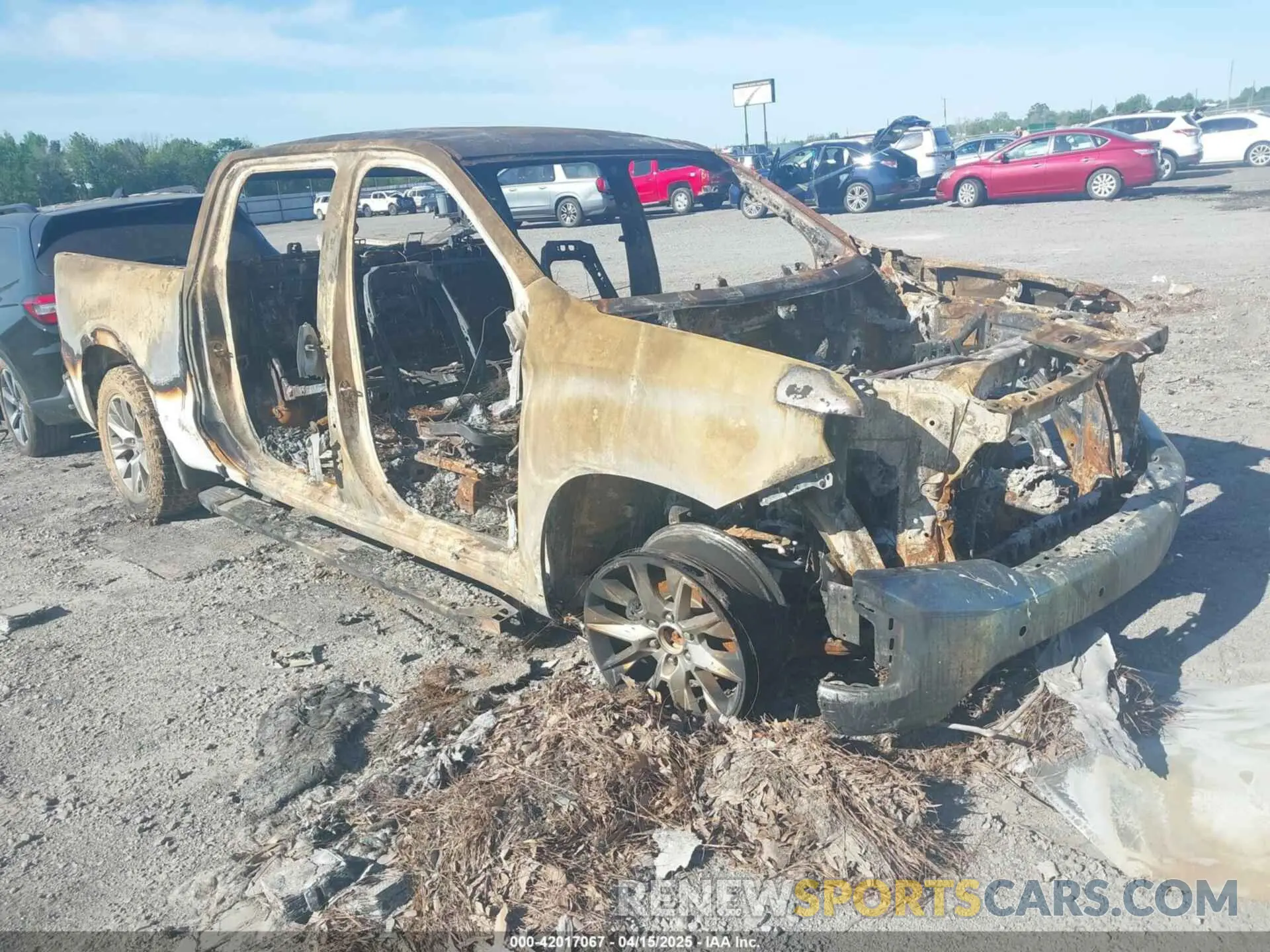 1 Photograph of a damaged car 3GCUYGED0MG146947 CHEVROLET SILVERADO 1500 2021