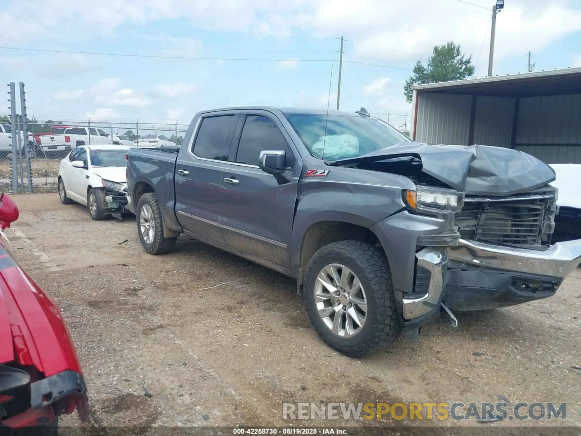 1 Photograph of a damaged car 3GCUYGED2MG120222 CHEVROLET SILVERADO 1500 2021