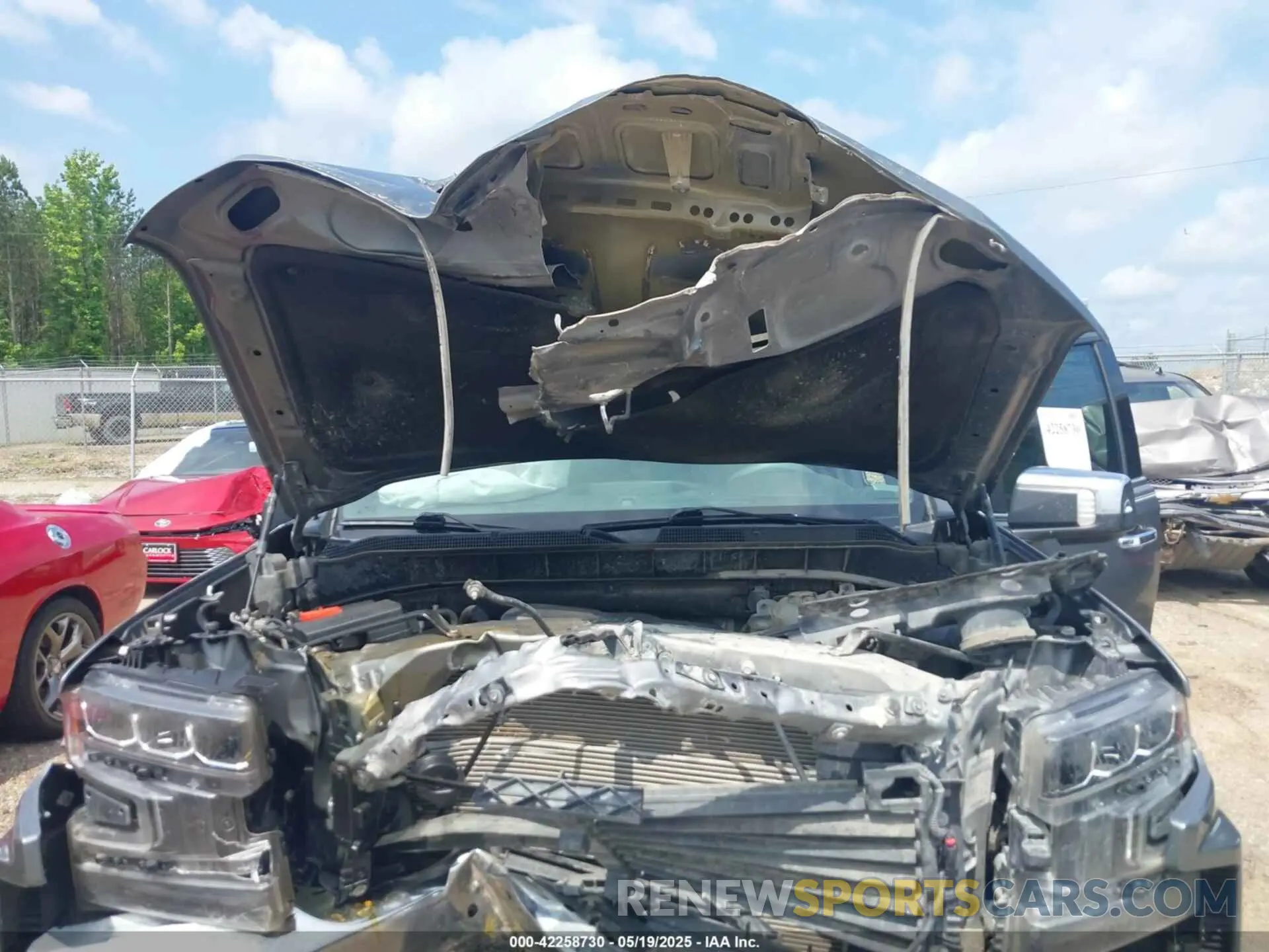 10 Photograph of a damaged car 3GCUYGED2MG120222 CHEVROLET SILVERADO 1500 2021
