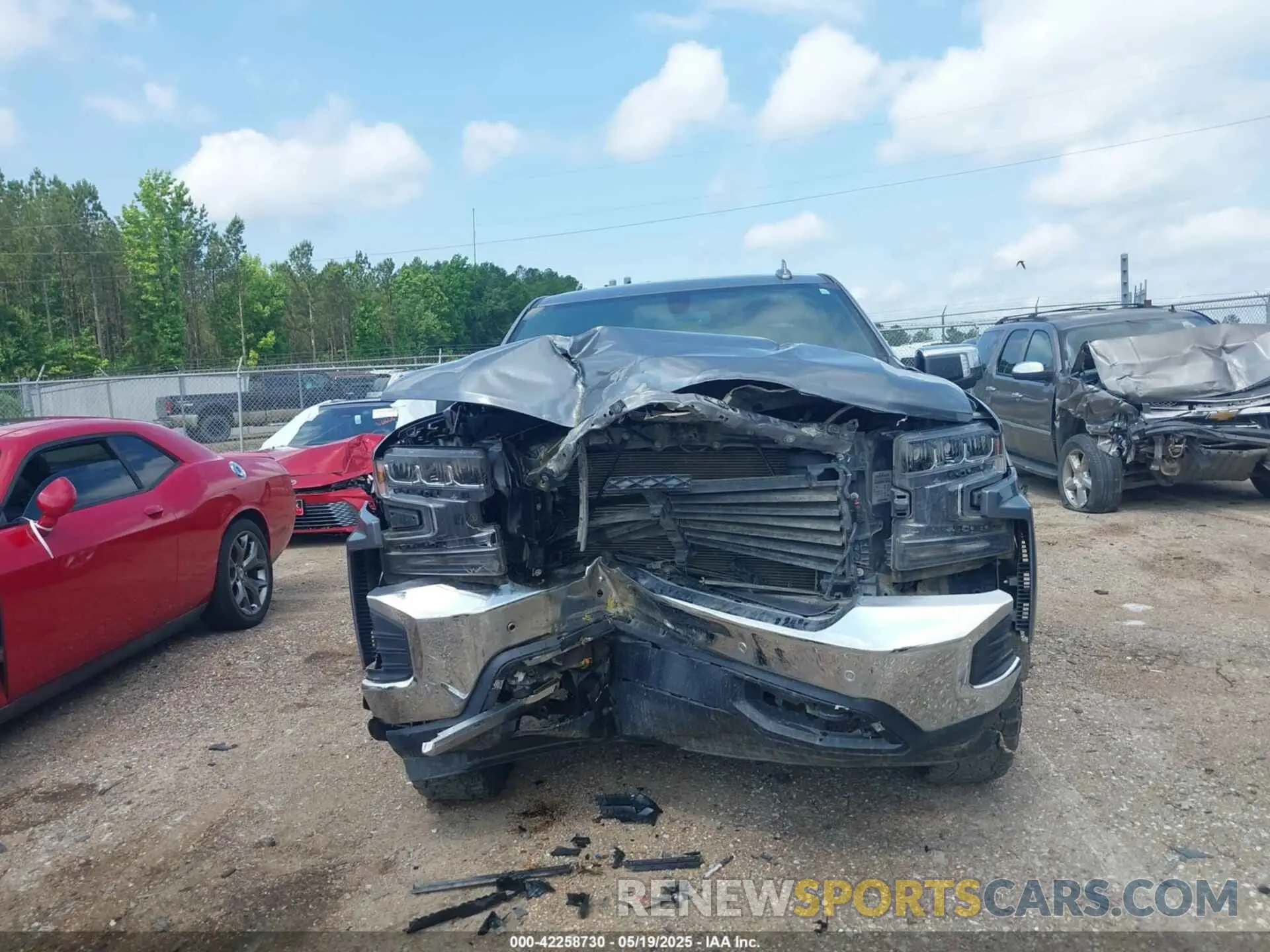 6 Photograph of a damaged car 3GCUYGED2MG120222 CHEVROLET SILVERADO 1500 2021