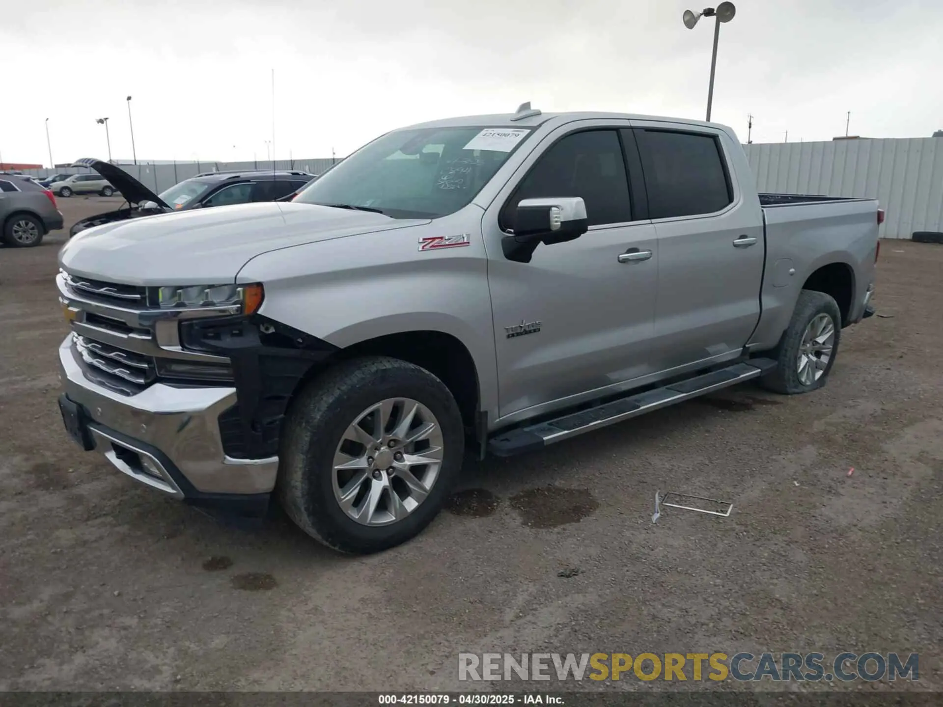 2 Photograph of a damaged car 3GCUYGED3MG187525 CHEVROLET SILVERADO 1500 2021