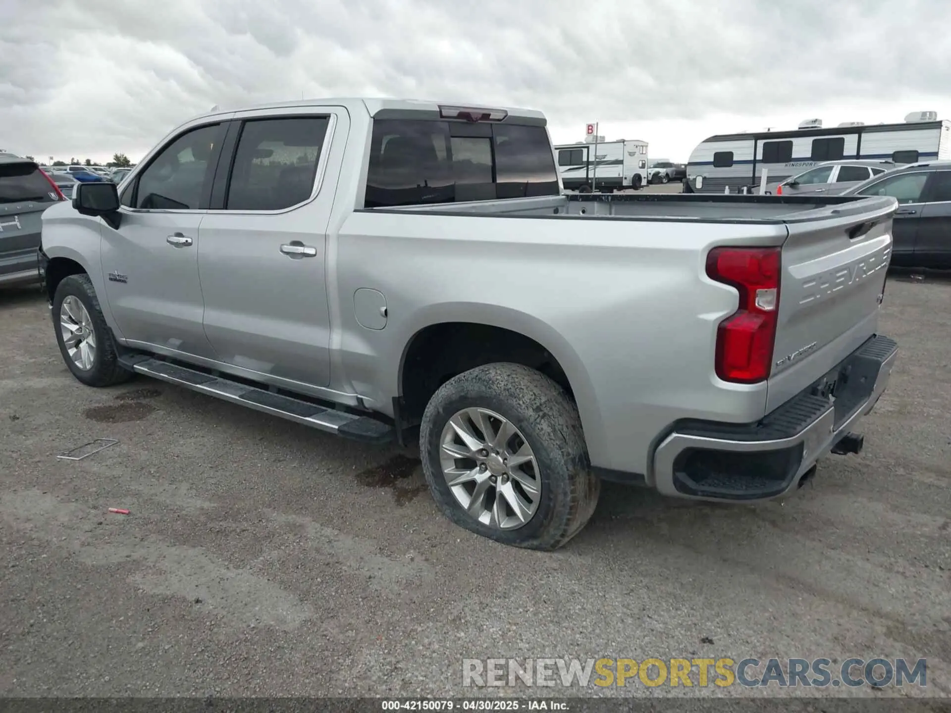 3 Photograph of a damaged car 3GCUYGED3MG187525 CHEVROLET SILVERADO 1500 2021