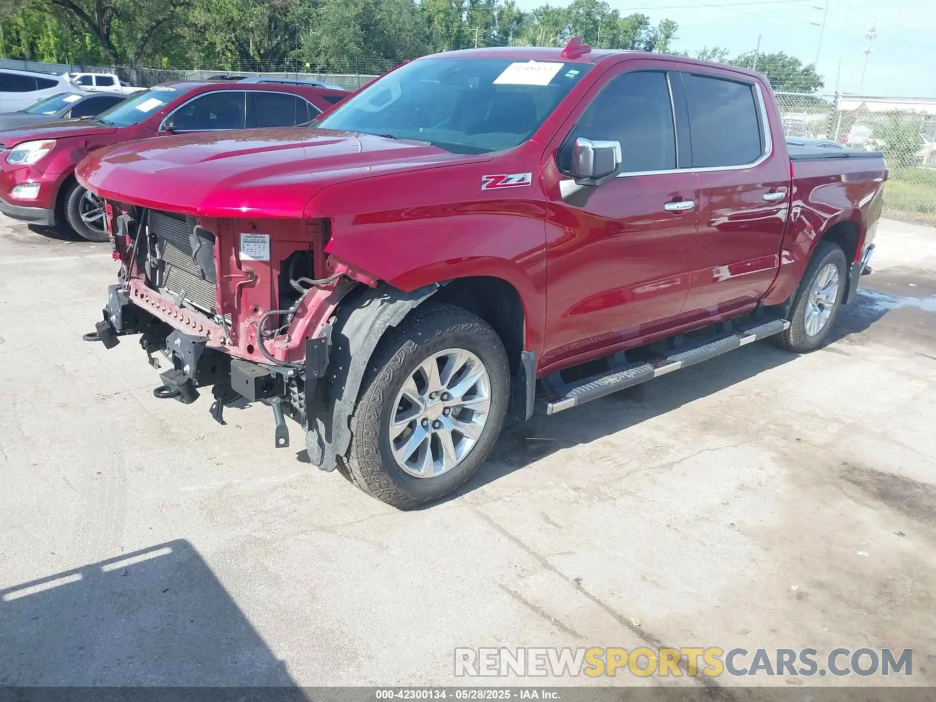 2 Photograph of a damaged car 3GCUYGED5MG222646 CHEVROLET SILVERADO 1500 2021