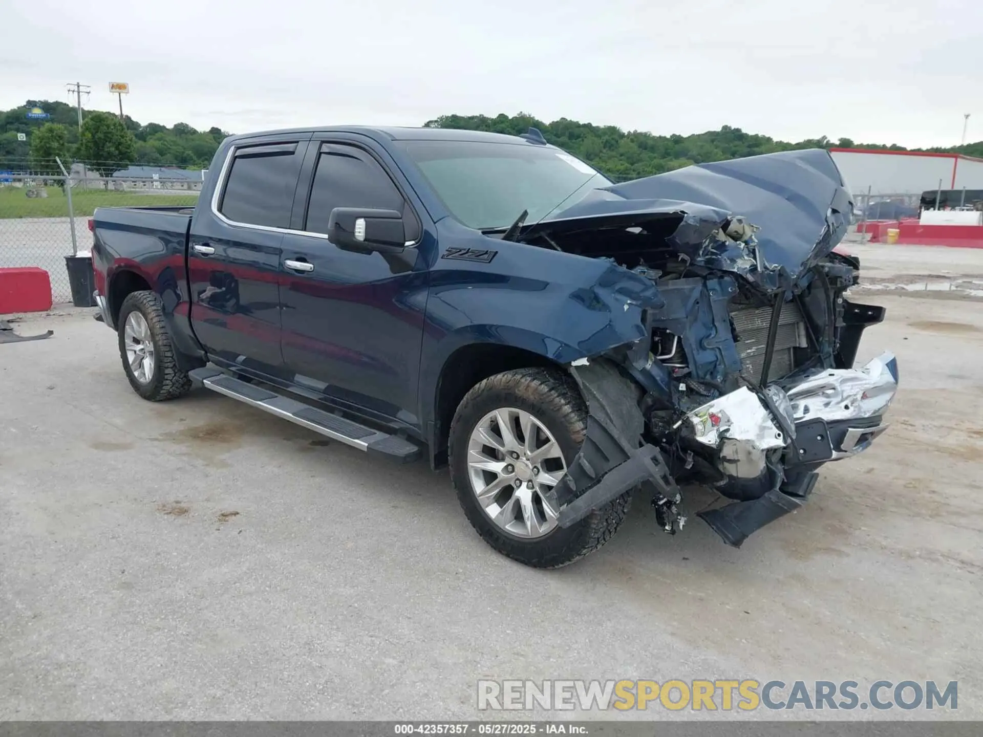 1 Photograph of a damaged car 3GCUYGED6MG430552 CHEVROLET SILVERADO 1500 2021
