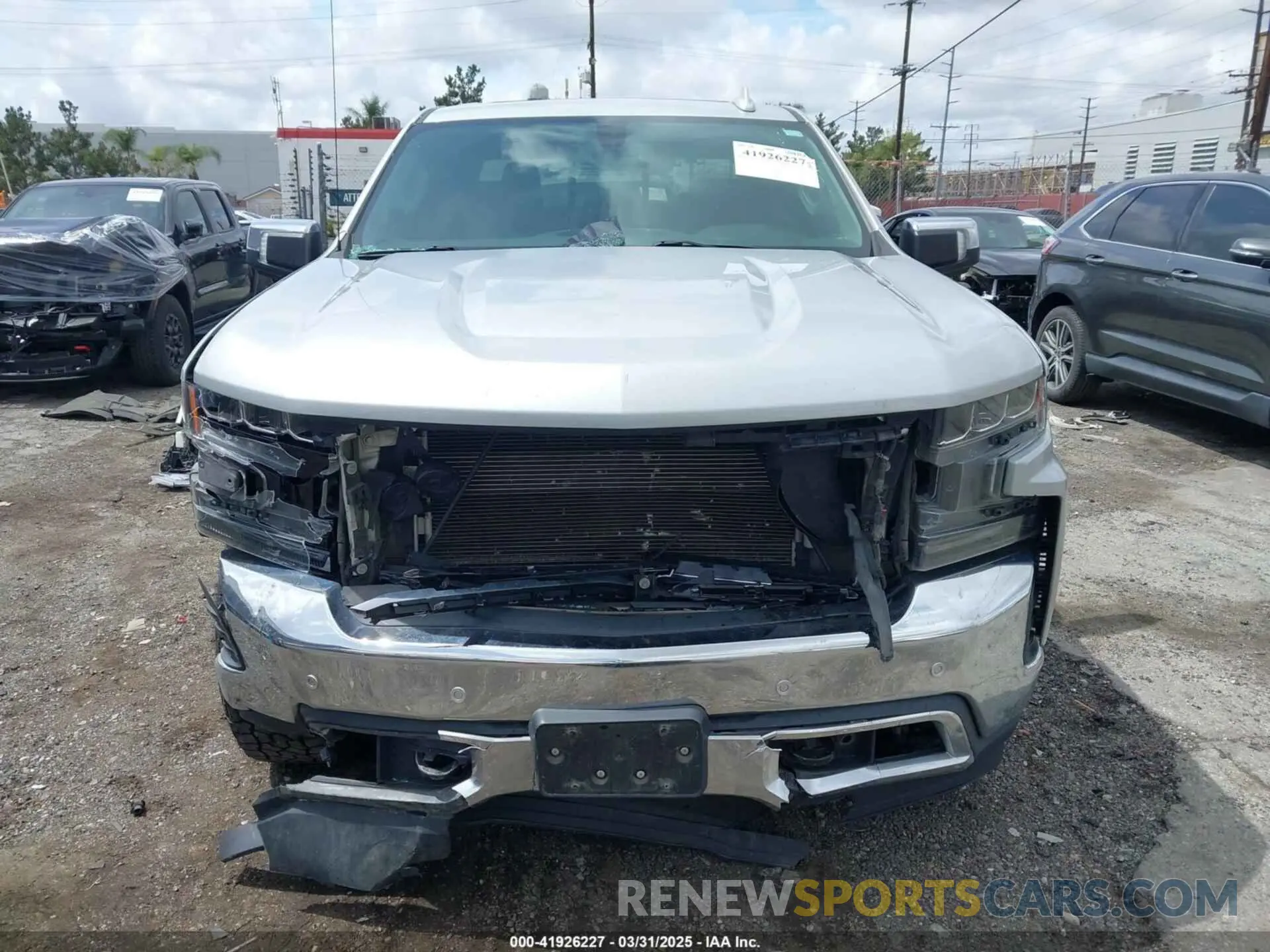 12 Photograph of a damaged car 3GCUYGED9MG446325 CHEVROLET SILVERADO 1500 2021