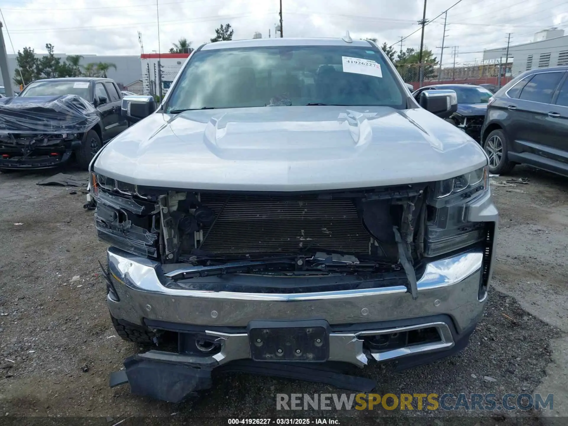 6 Photograph of a damaged car 3GCUYGED9MG446325 CHEVROLET SILVERADO 1500 2021