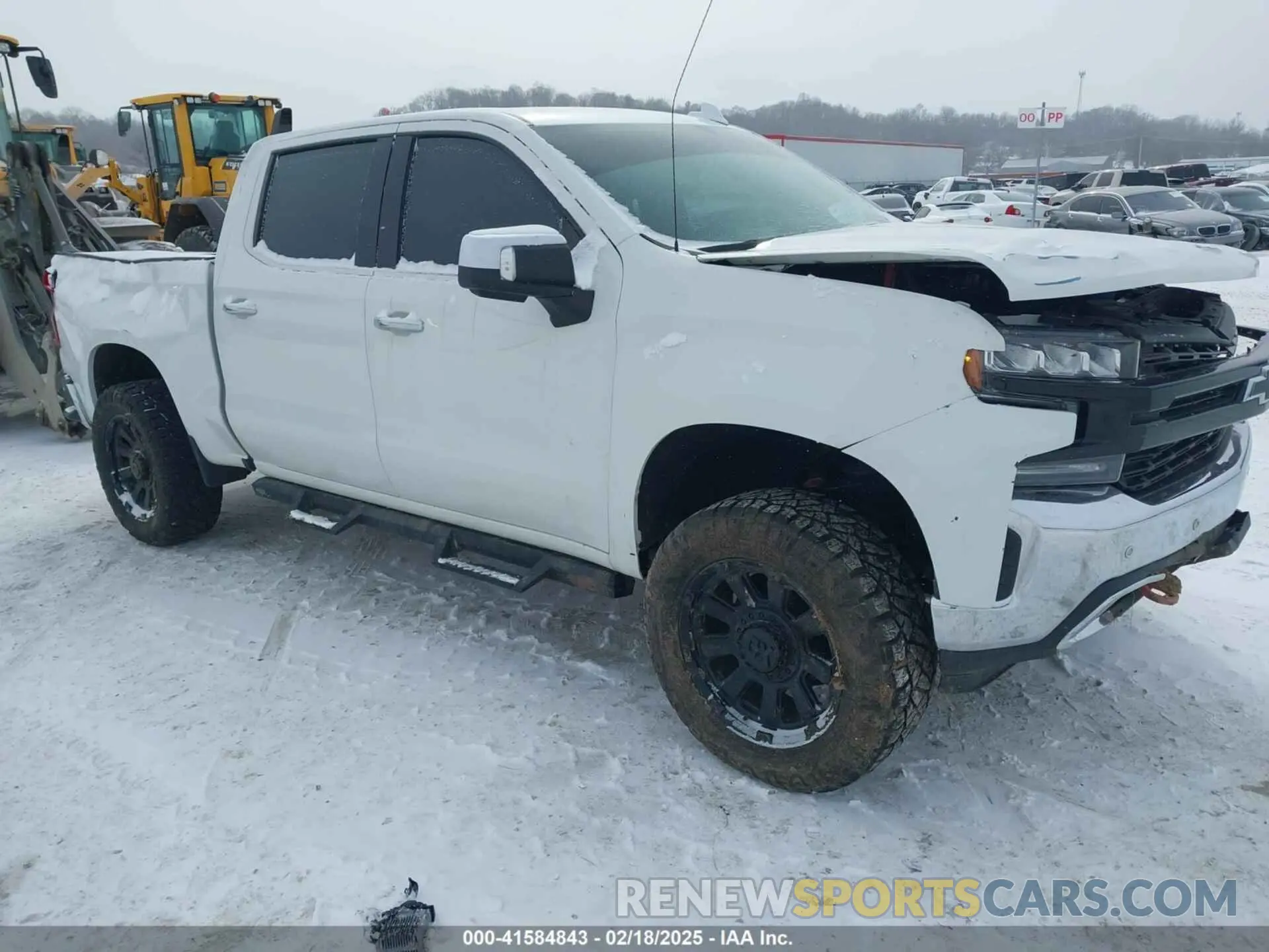 1 Photograph of a damaged car 3GCUYGEL3MG135254 CHEVROLET SILVERADO 1500 2021