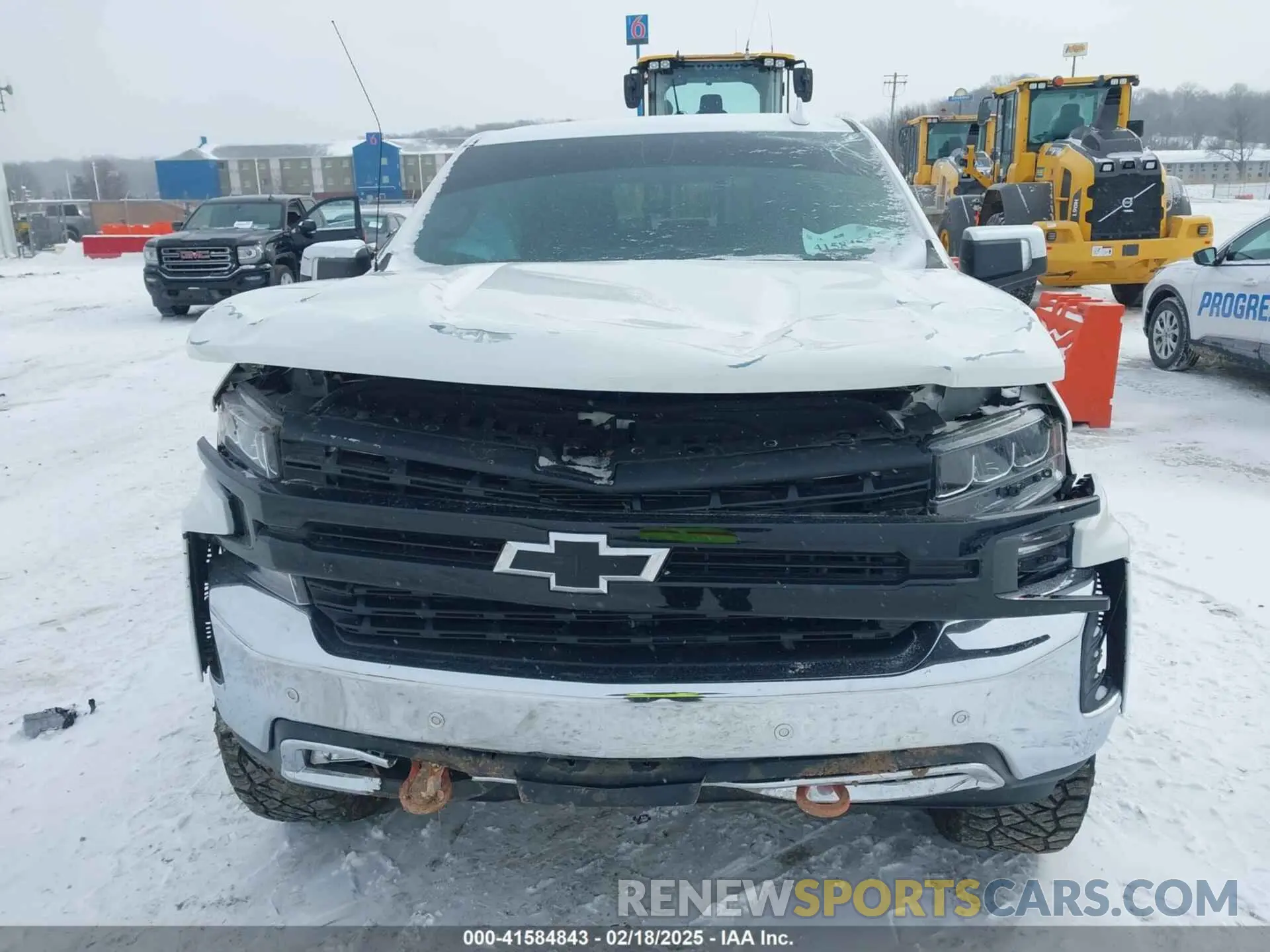 12 Photograph of a damaged car 3GCUYGEL3MG135254 CHEVROLET SILVERADO 1500 2021