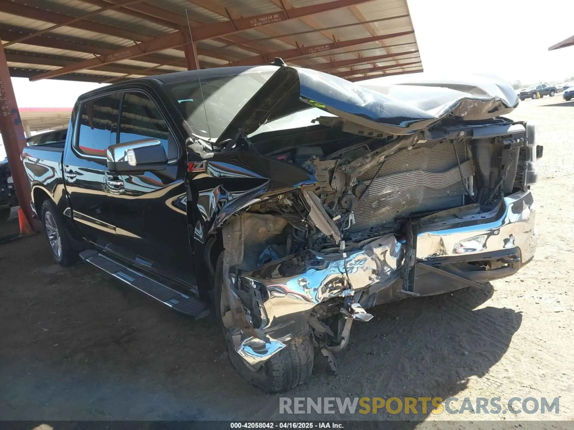 1 Photograph of a damaged car 3GCUYGEL4MG385408 CHEVROLET SILVERADO 1500 2021