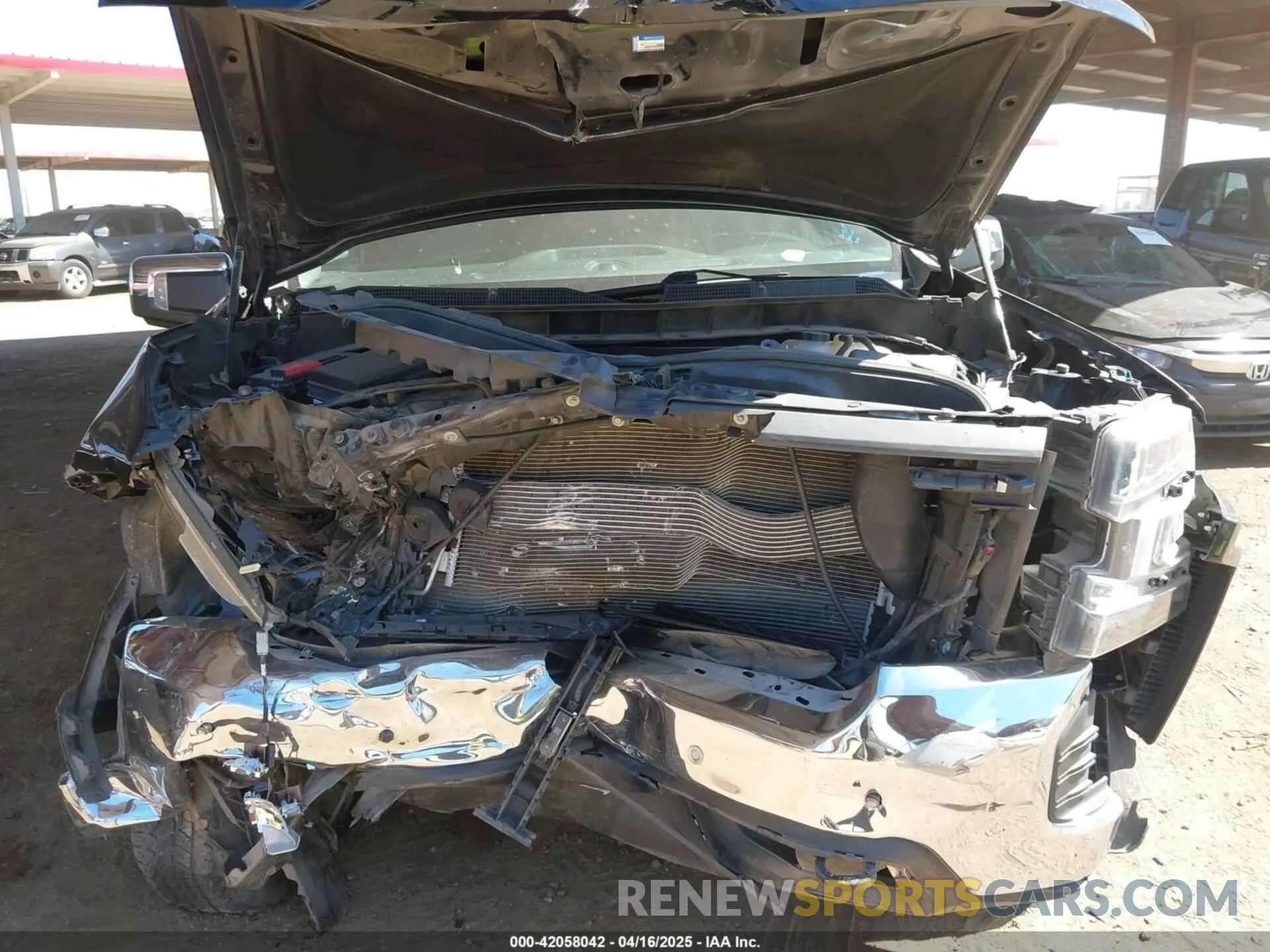 10 Photograph of a damaged car 3GCUYGEL4MG385408 CHEVROLET SILVERADO 1500 2021