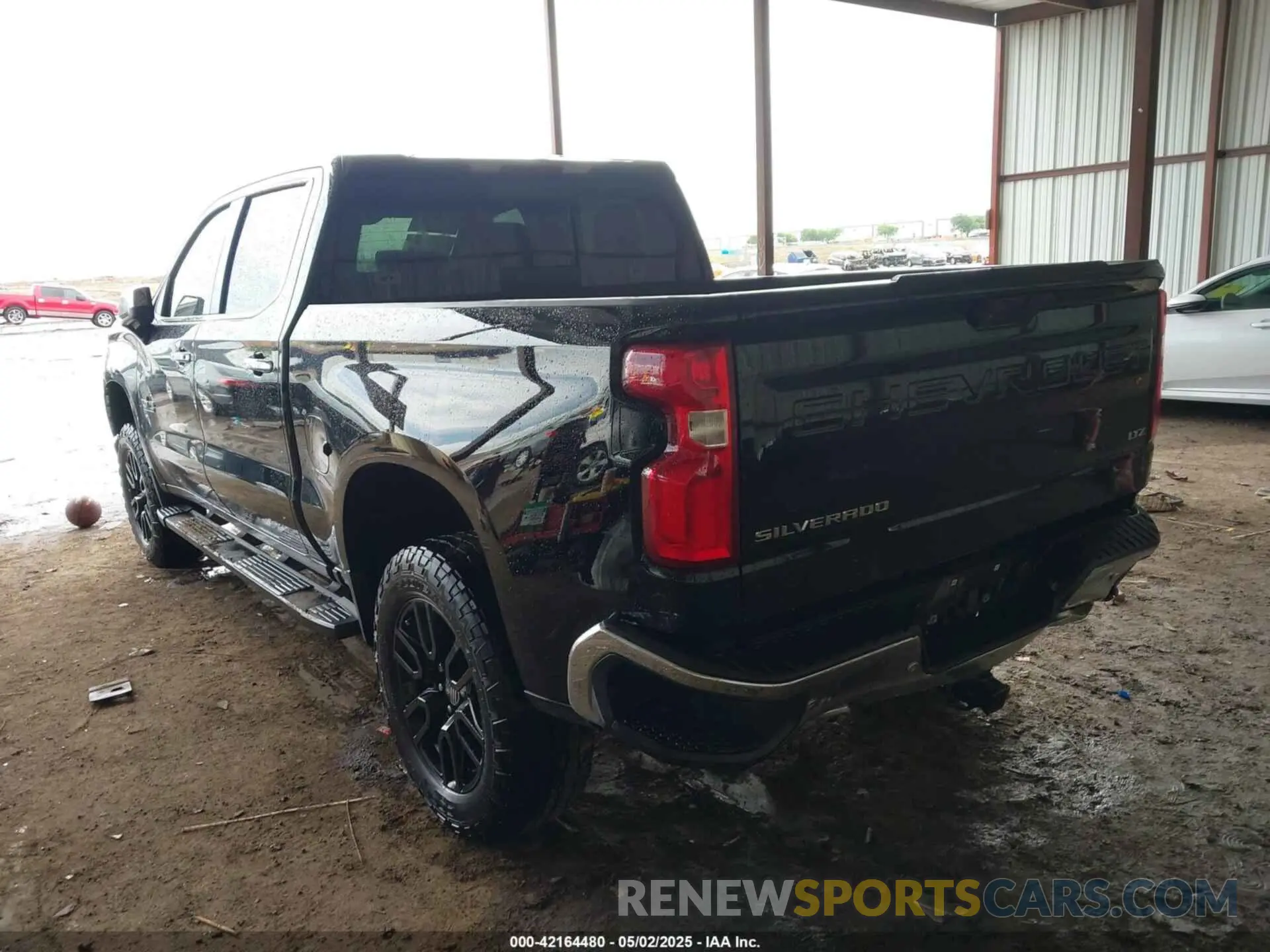 3 Photograph of a damaged car 3GCUYGET2MG143300 CHEVROLET SILVERADO 1500 2021