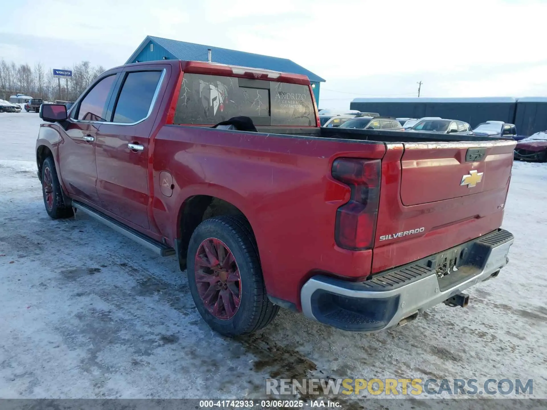 3 Photograph of a damaged car 3GCUYGET2MG323747 CHEVROLET SILVERADO 1500 2021