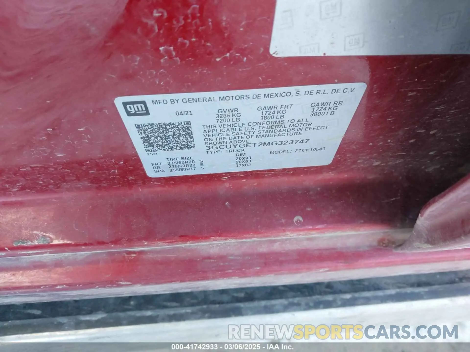 9 Photograph of a damaged car 3GCUYGET2MG323747 CHEVROLET SILVERADO 1500 2021