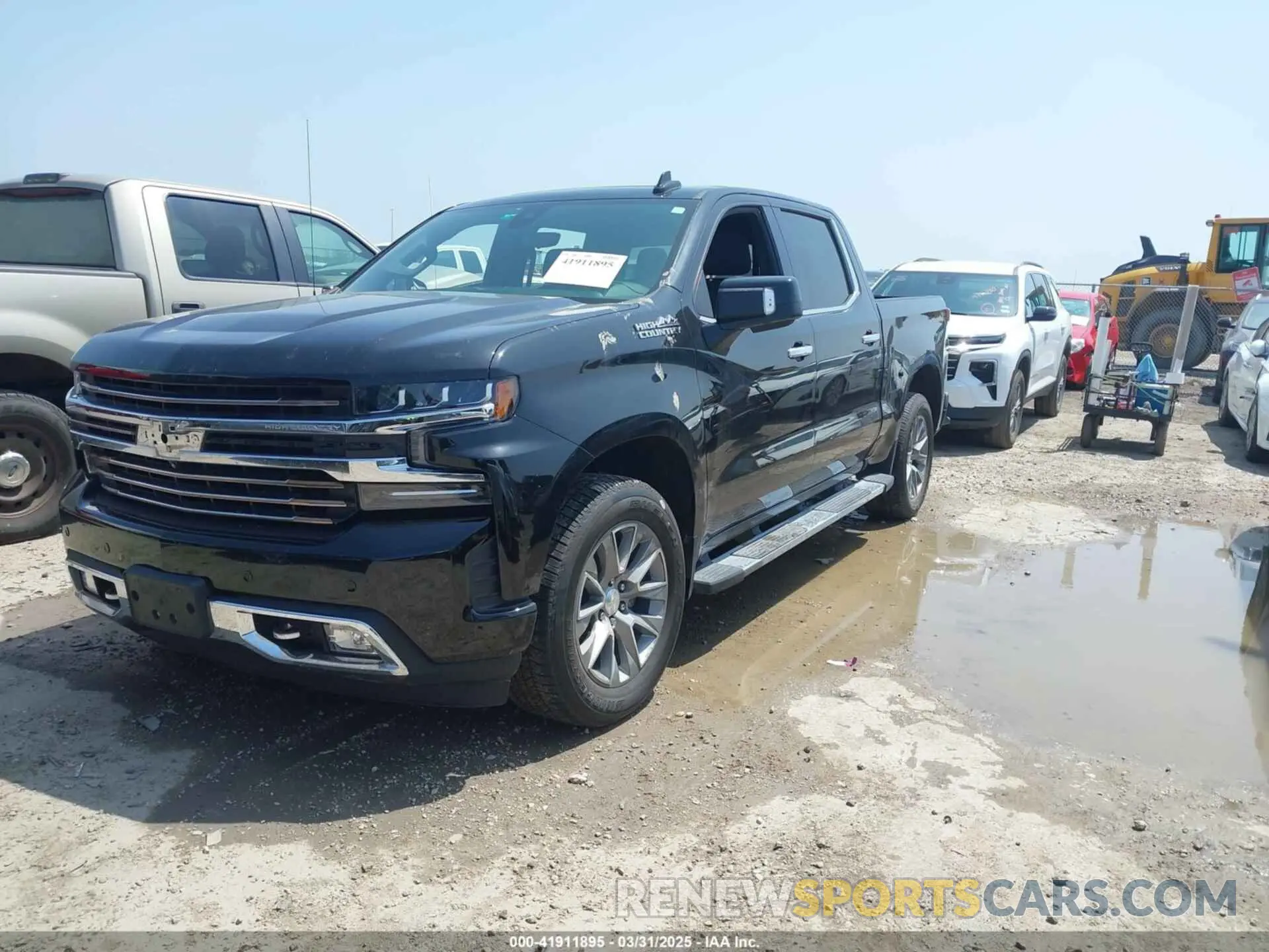 2 Photograph of a damaged car 3GCUYHED4MG315017 CHEVROLET SILVERADO 1500 2021