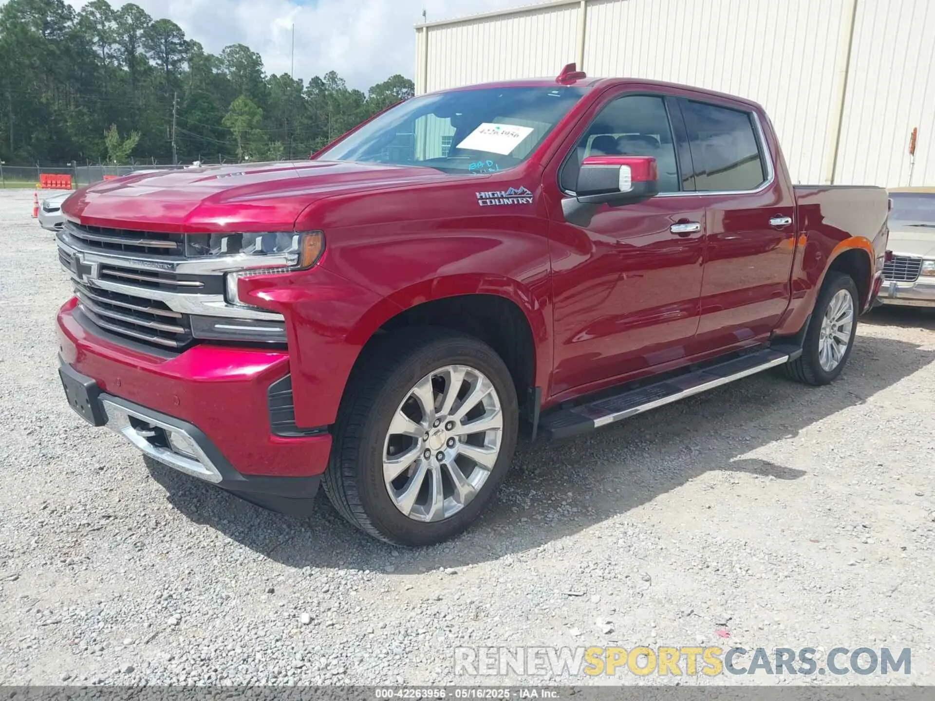 2 Photograph of a damaged car 3GCUYHEL1MG143522 CHEVROLET SILVERADO 1500 2021