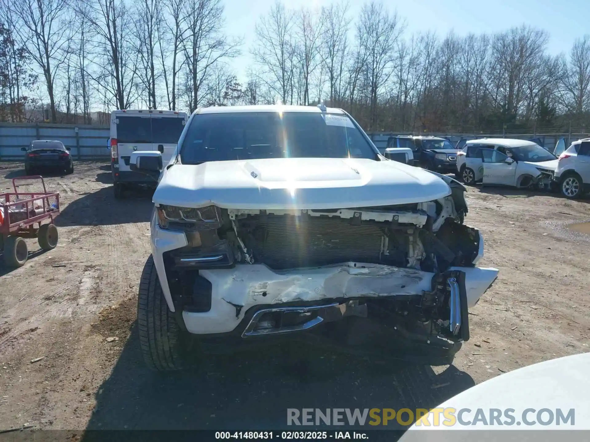 12 Photograph of a damaged car 3GCUYHEL6MG175043 CHEVROLET SILVERADO 1500 2021