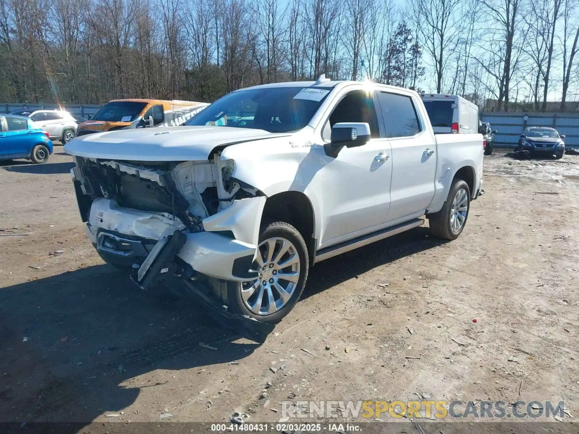 2 Photograph of a damaged car 3GCUYHEL6MG175043 CHEVROLET SILVERADO 1500 2021