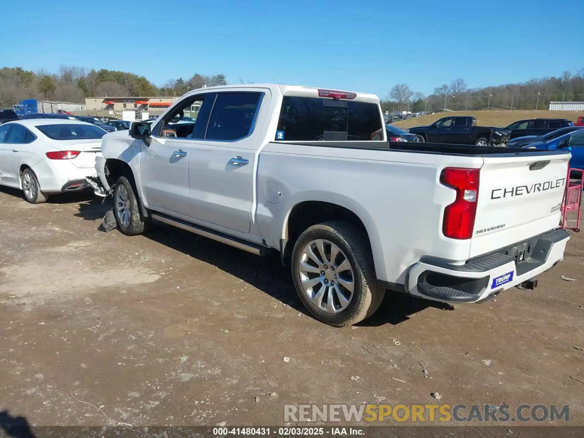 3 Photograph of a damaged car 3GCUYHEL6MG175043 CHEVROLET SILVERADO 1500 2021