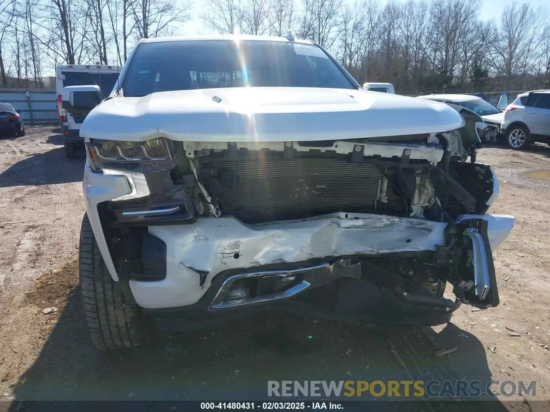 6 Photograph of a damaged car 3GCUYHEL6MG175043 CHEVROLET SILVERADO 1500 2021